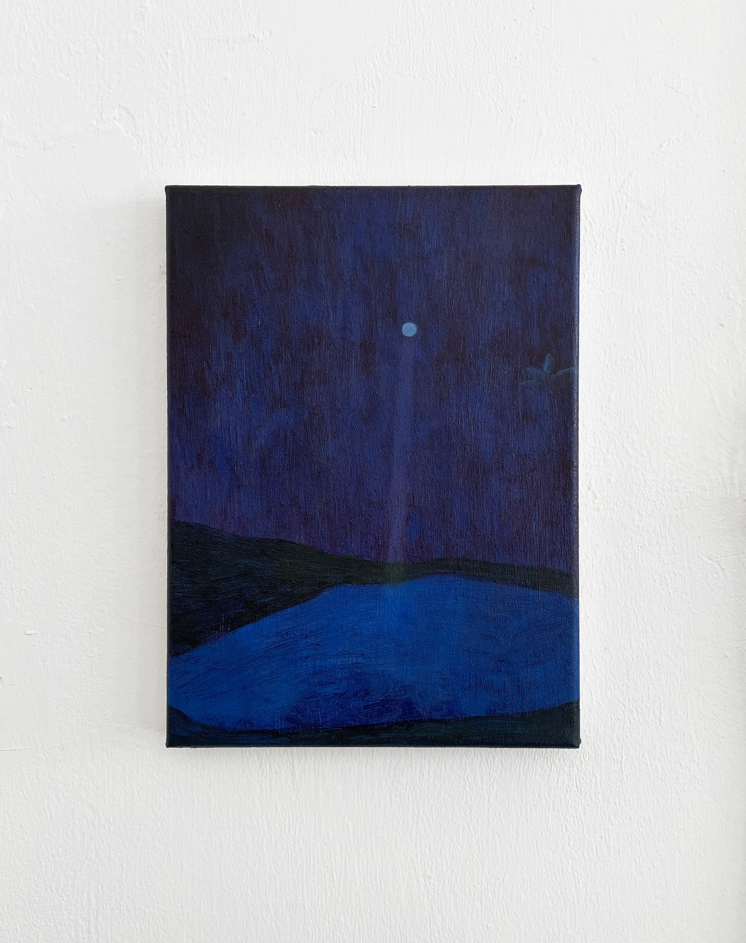 On The Sleeves of Night, 8"x10", oil on cotton (SOLD)