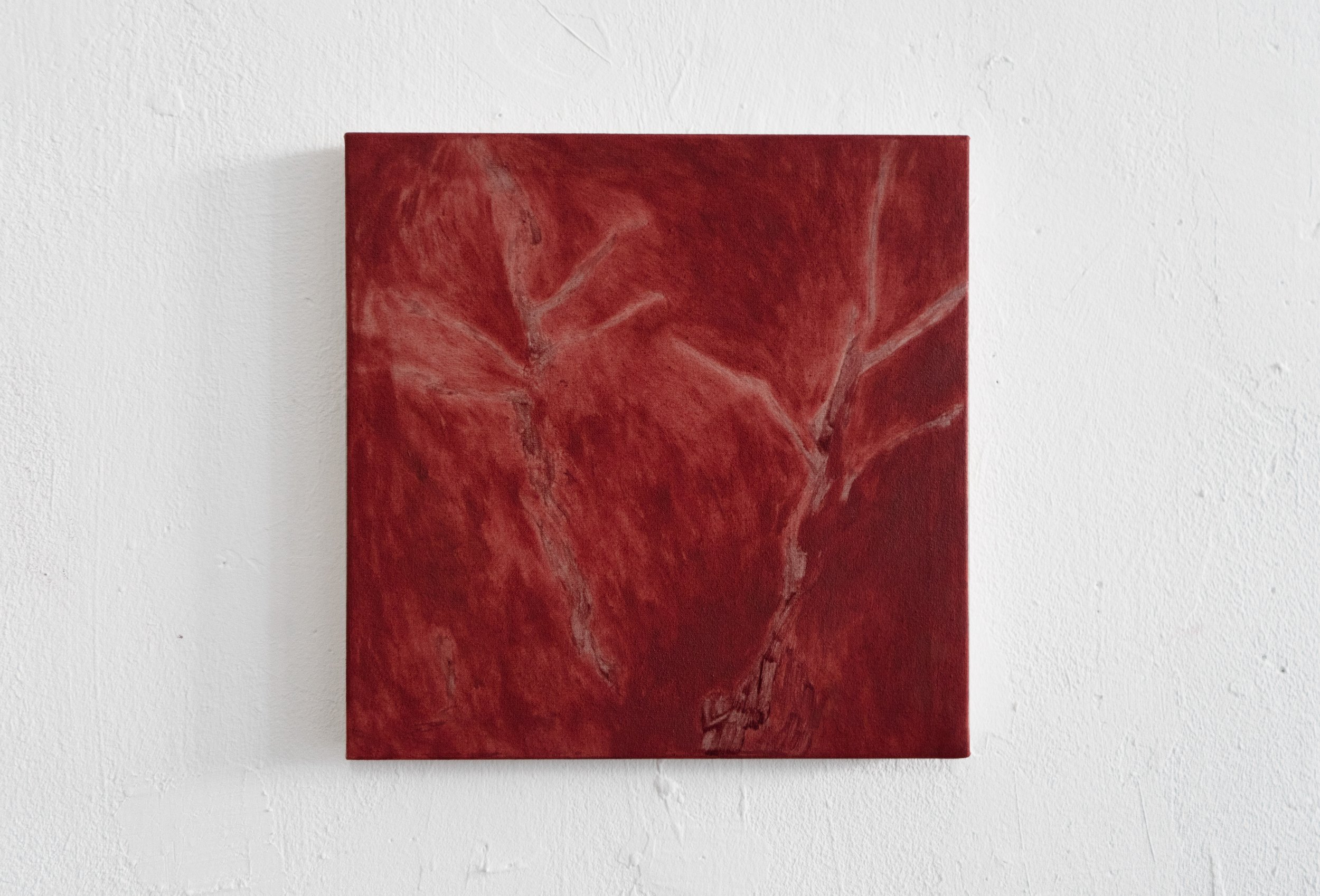 Hall Light Wishes, 8"x8", oil and acrylic on cotton