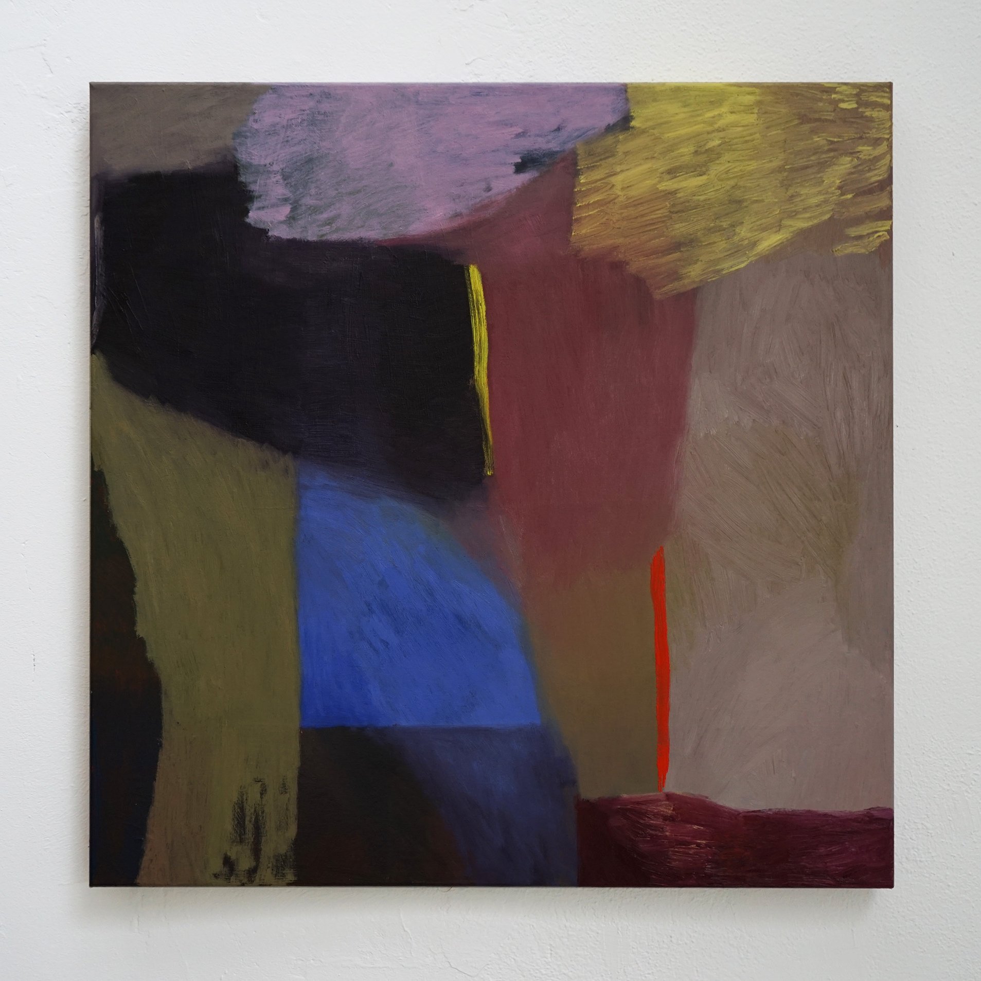 Comedown, 22"x22", oil on cotton (SOLD)