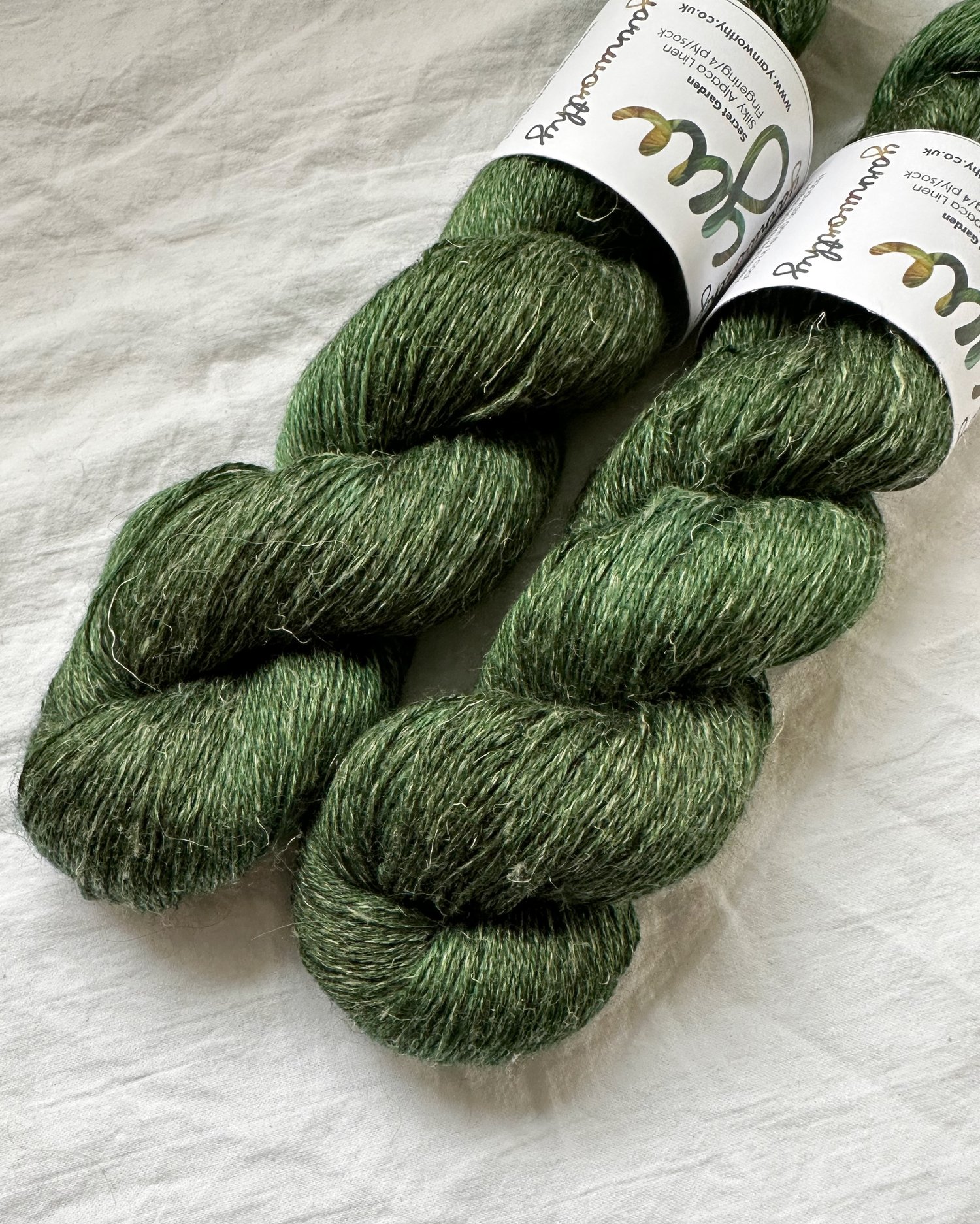 Secret Garden - Silky Alpaca Linen, Fingering, 100g — Yarnworthy