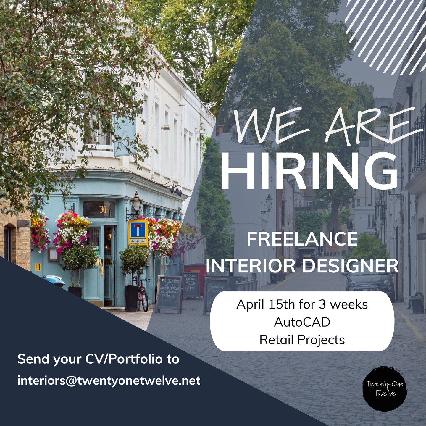 Fab studio is looking for freelance support for 3 weeks, starting April 15th. Must have AutoCAD and retail experience.