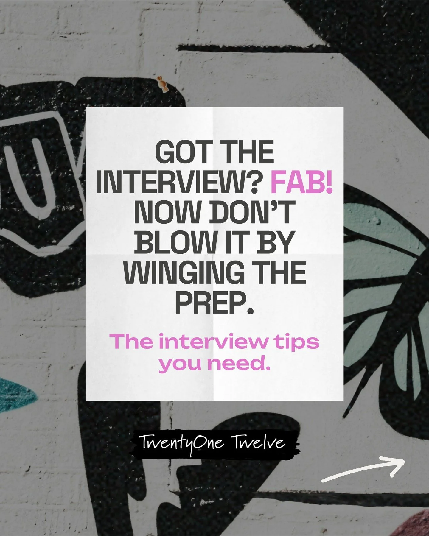 Got the interview? Congrats!! Now don't wing the prep!!

Swipe for the things that actually separate a good interview from a forgettable one: doing your homework on the studio, knowing who's in the room, planning the journey, dressing for the job you