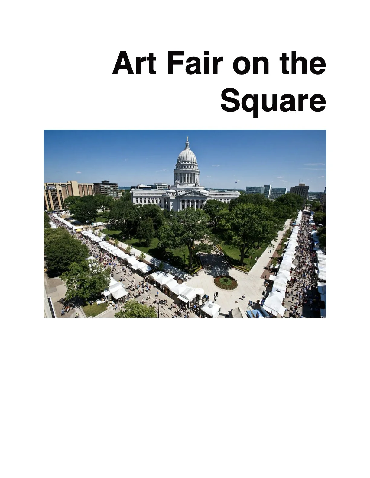 CANCELED Art Fair on the Square