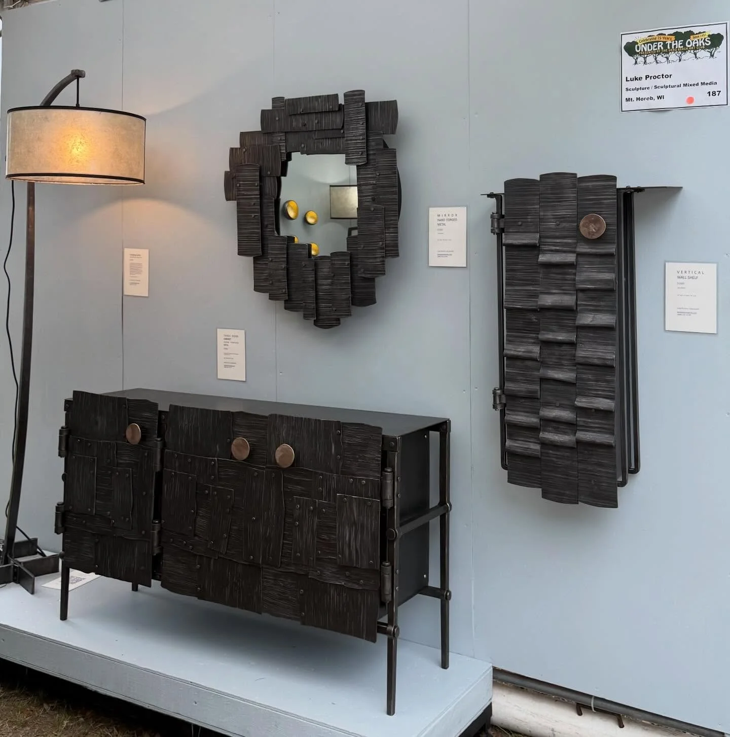 I&rsquo;m in #verobeach Florida for my first show of the year, I&rsquo;m in booth 187 all weekend. Next weekend I&rsquo;ll be in #winterpark Florida for the winter park sidewalk art festival. 
#blacksmith #forged #handmade