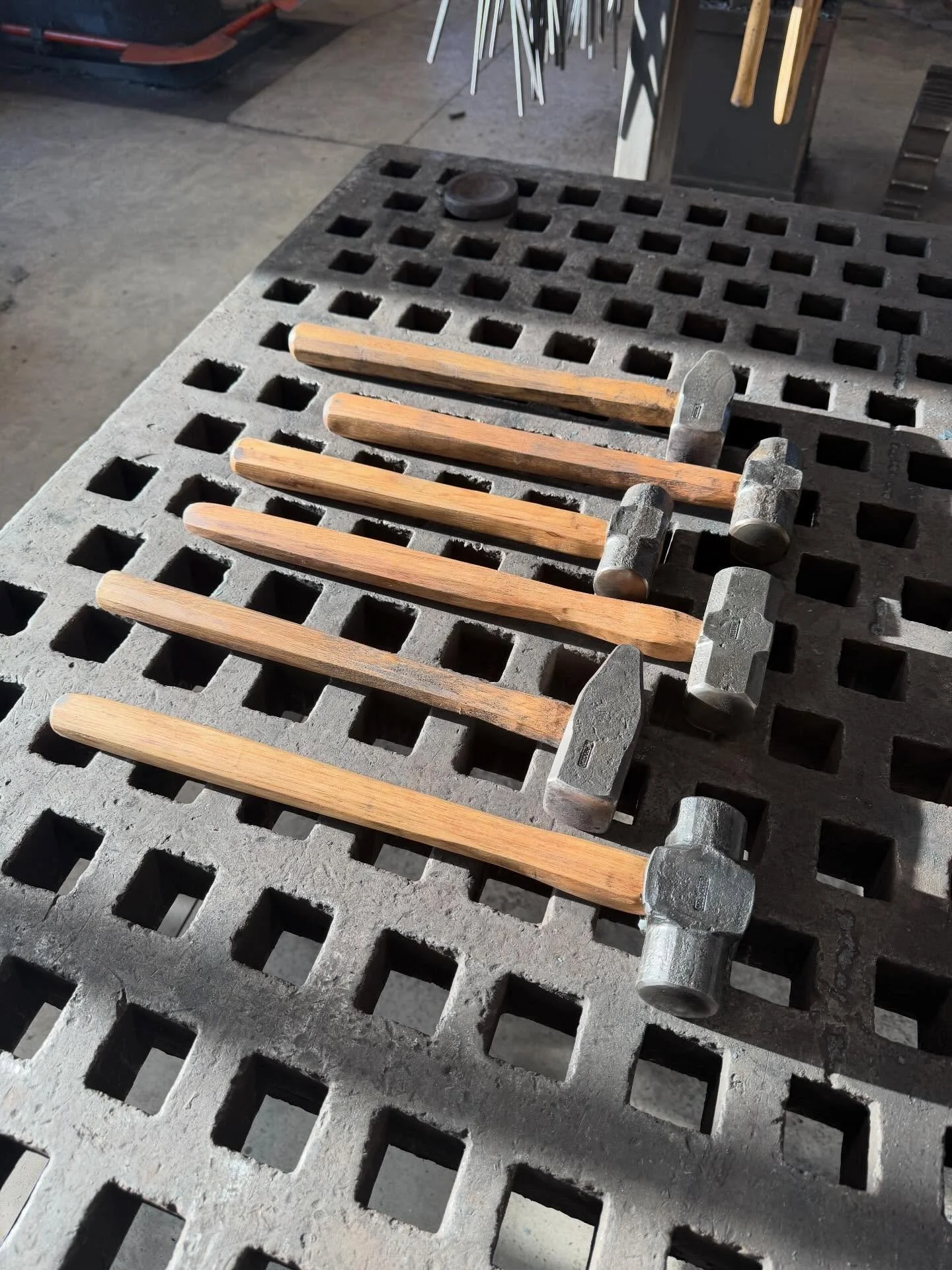 New hammers for the new year. Got some new ideas to get out, just waiting on the instructions. #blacksmith #blacksmithing #handmade #paintbynumbers #sculpturalfurniture