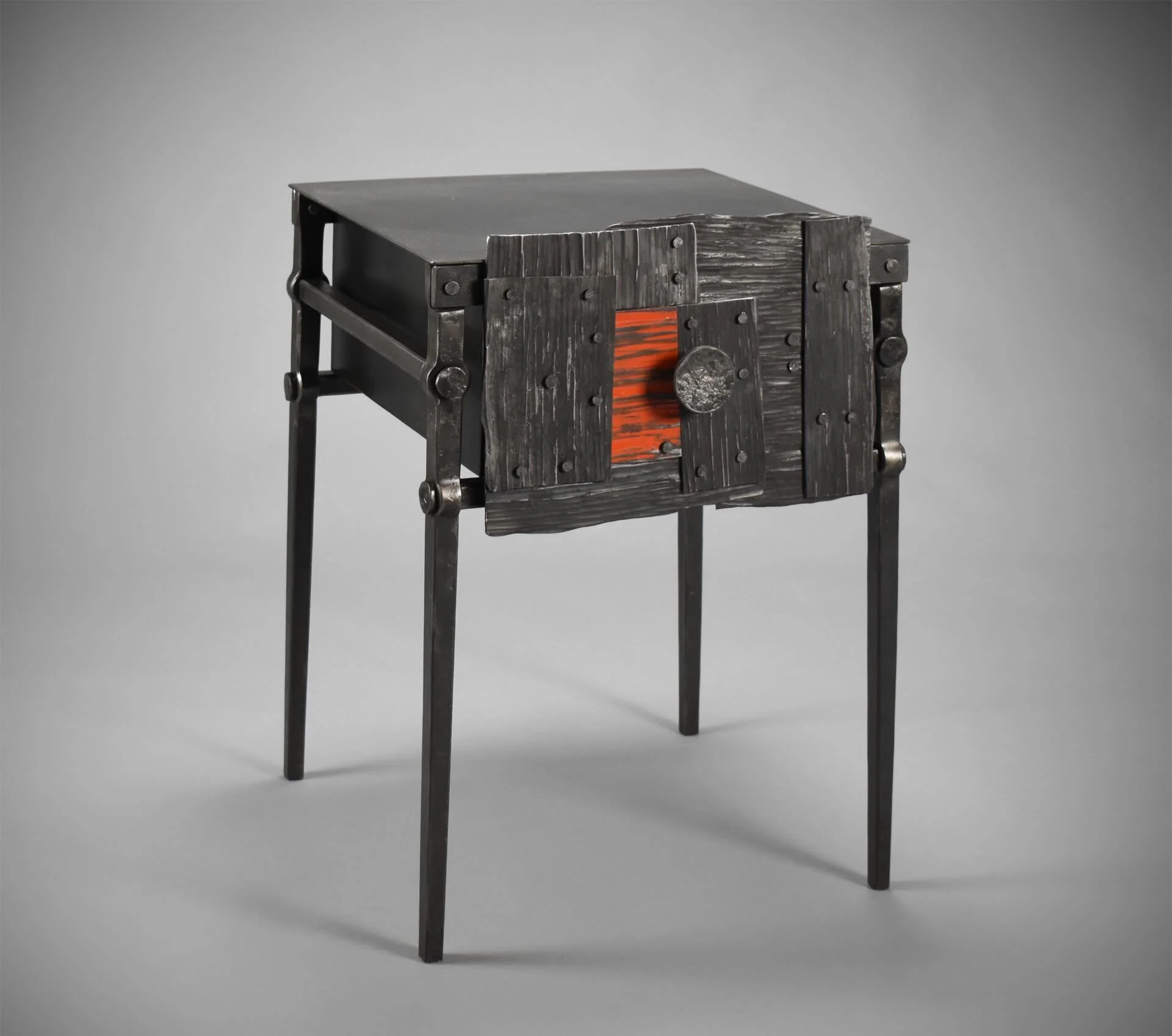 Another new piece I&rsquo;ll have with me in #parkcity this weekend at the @kimballartcenter art show. I&rsquo;ll be in booth E515. This is a smaller side table with a single drawer. The piece is all mortise and tenon joinery the drawer front is made