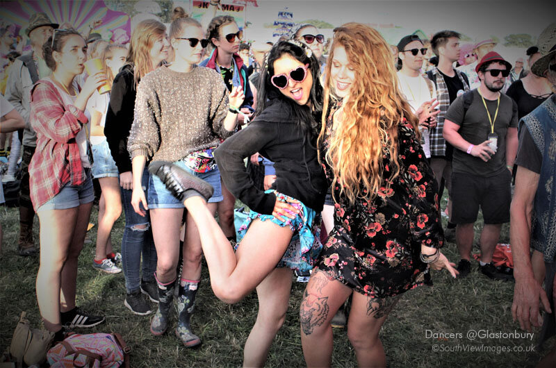 Dancers at Glastonbury Festival 2017 by Simon Williams