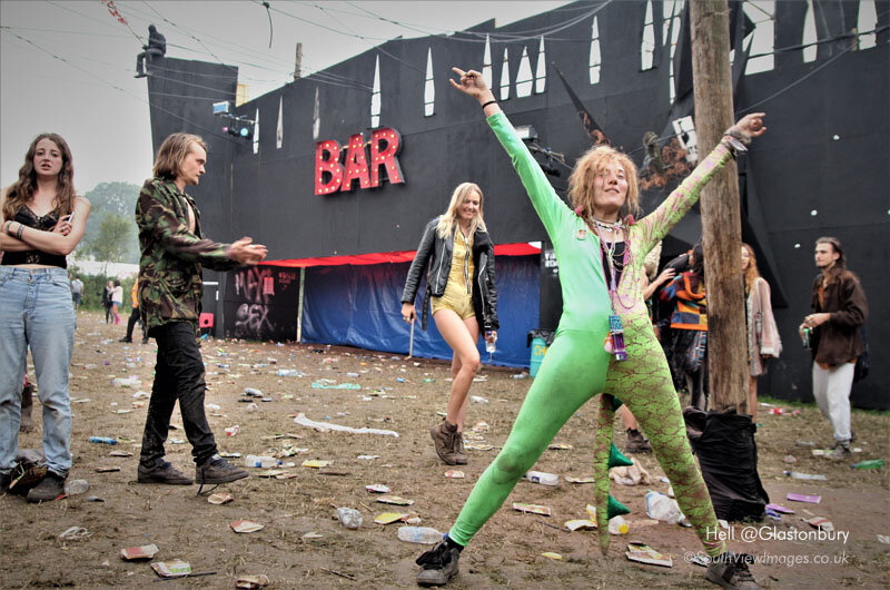 Hell at Glastonbury Festival 2015 by Simon Williams