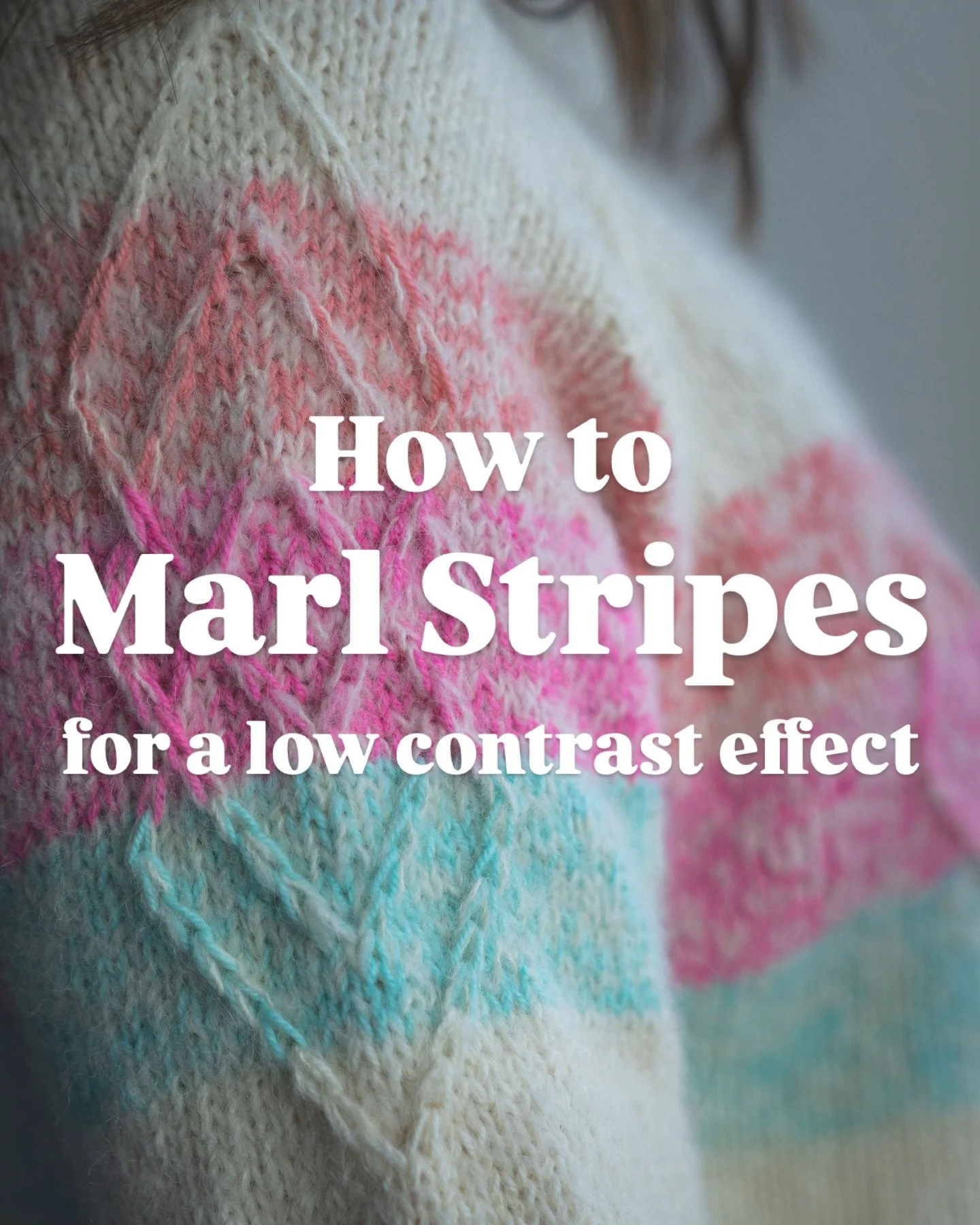 The question I get asked the most about my Prismatic Reflection Sweater is how to pick the right colors for marling the stripes. Here&rsquo;s a step by step swatch process on how I chose the best look for my sweater once I picked my colors. 

A few t