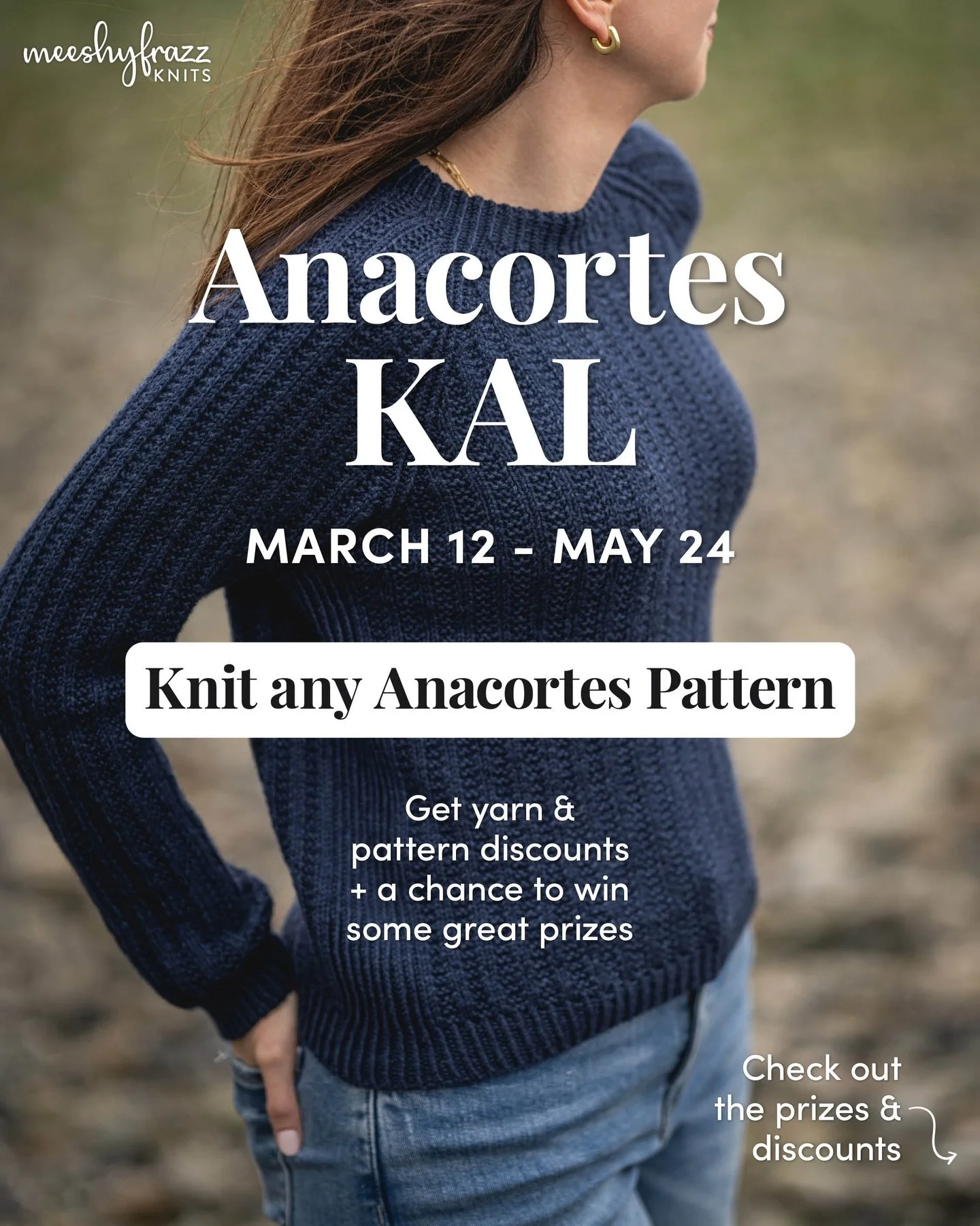Today&rsquo;s the day! It&rsquo;s finally time to start the Anacortes KAL! 

This KAL is FREE to join and will run from March 12 until May 24, giving you over 10 weeks to knit any of the Anacortes patterns. You can enter at any time, and are welcome 