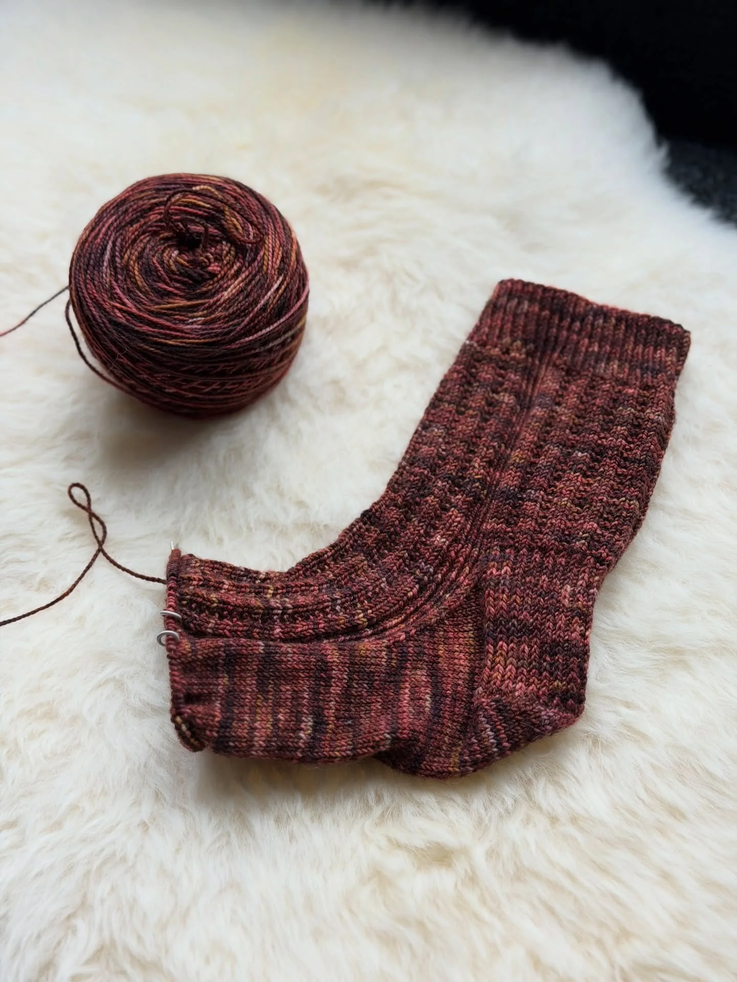 My first WIP for the #anacorteskal is a second pair of Anacortes Socks for Thomas. As soon as I finished his first pair, he told me he&rsquo;d love a few more as it was his favorite fitting sock, which I took as quite the compliment. 😊

This pair is