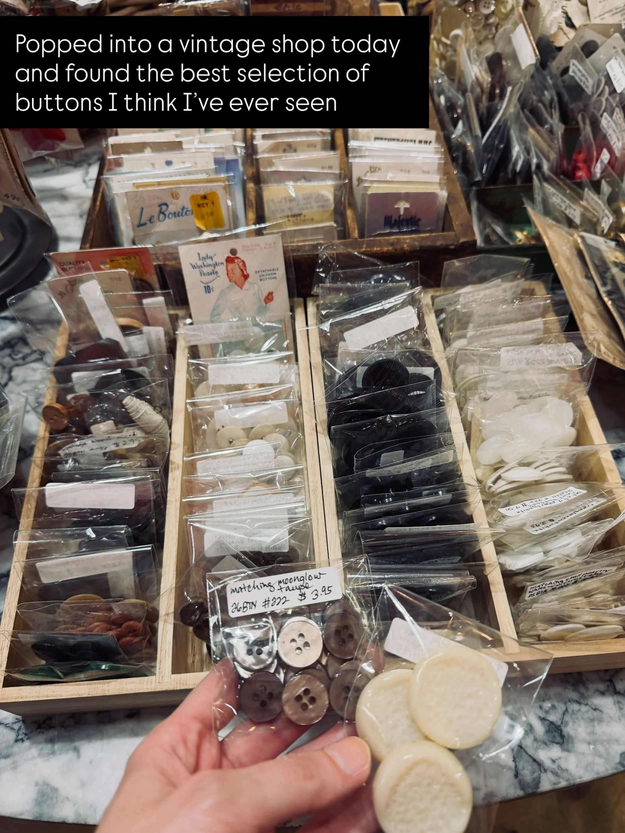 I love playing tourist in my own area! 

This week my dad is in town, so I&rsquo;ve been showing him around some of my favorite spots, including some great antique shops nearby. Imagine my surprise when I found tables upon tables of beautiful vintage