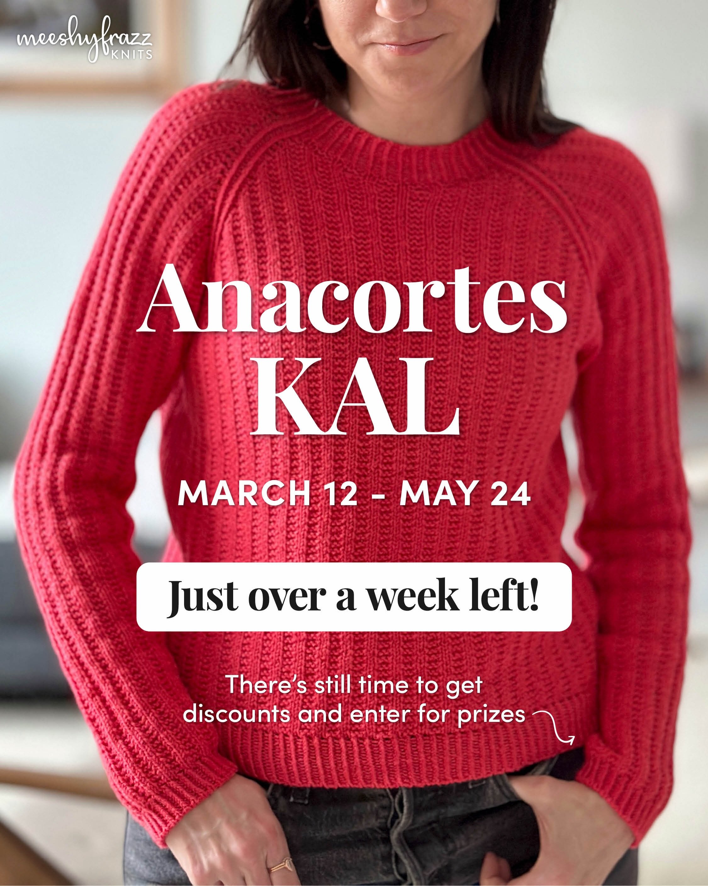 I honestly don&rsquo;t know where the time has gone, but we&rsquo;ve got just over a week left for the inaugural Anacortes KAL! 

It&rsquo;s been such an absolute joy watching everyone&rsquo;s progress and joining in with my own KAL project (another 
