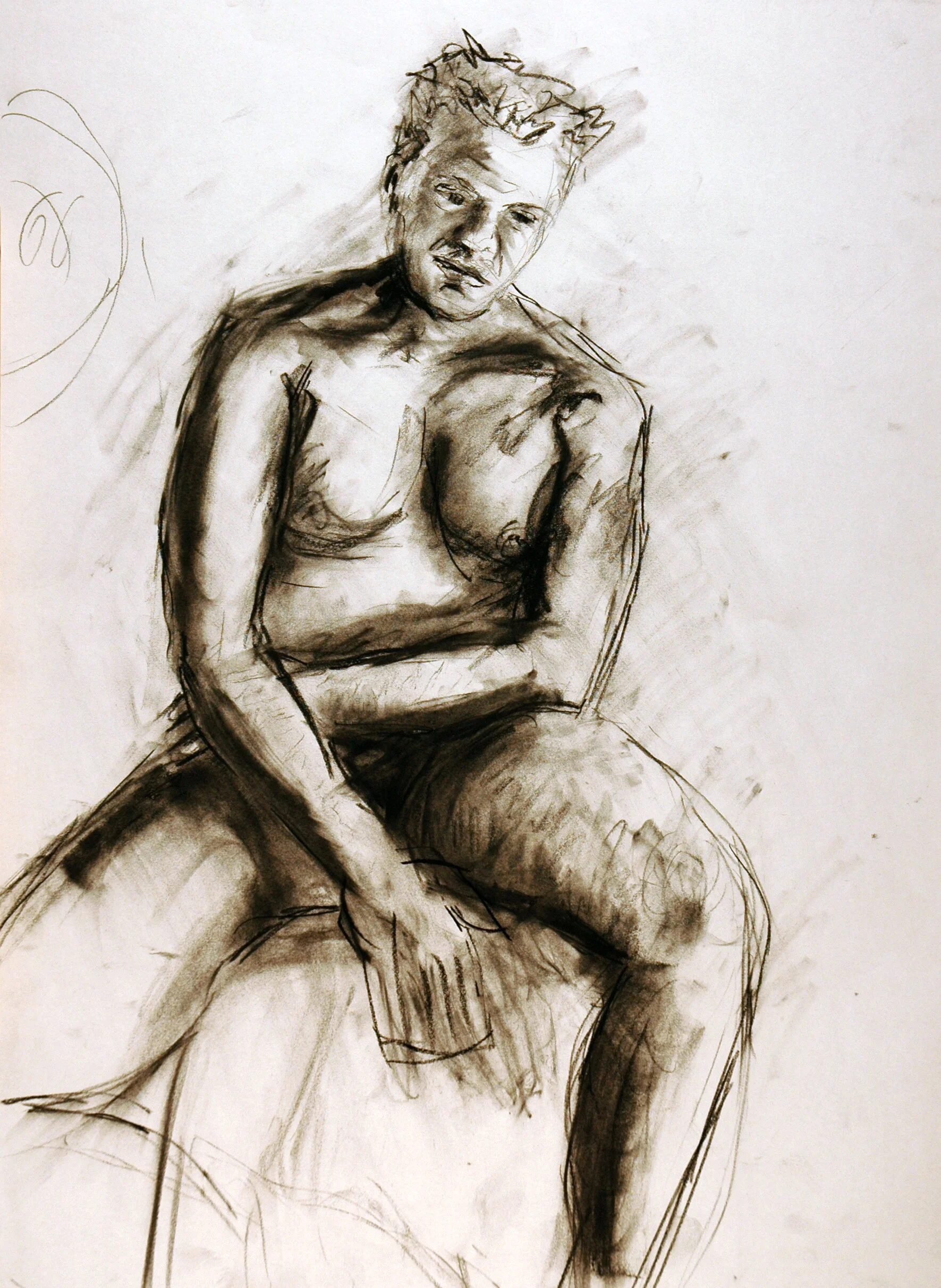Life Drawing of Young Man