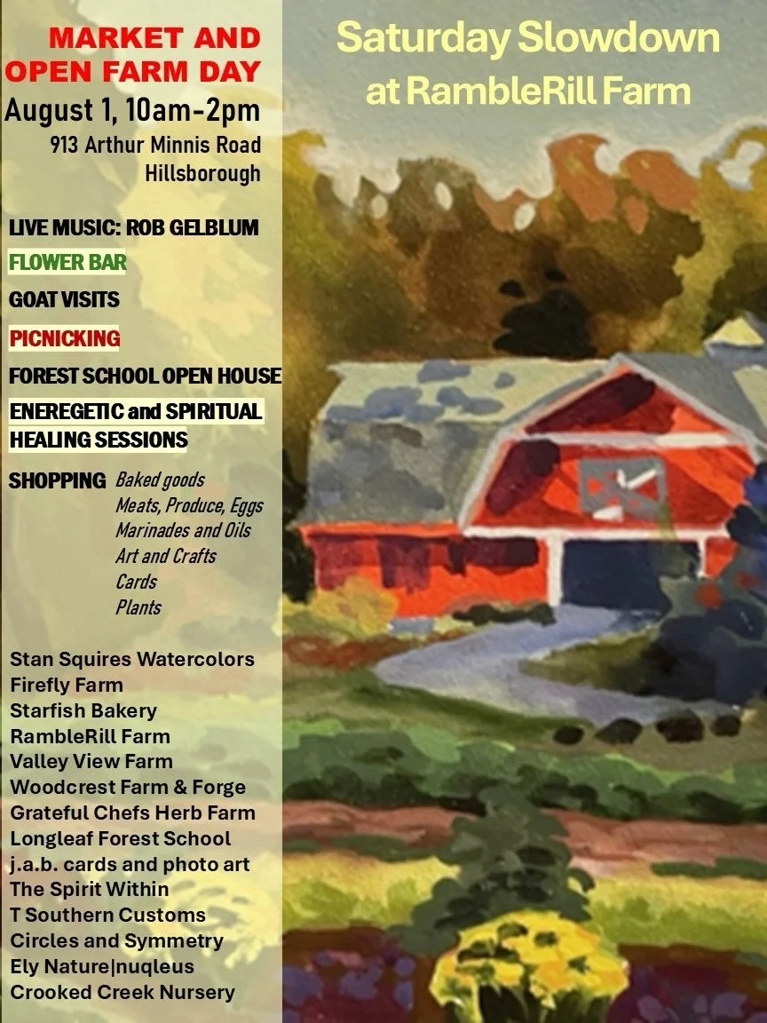 See you tomorrow at @ramblerill farm for the Saturday Slowdown! Weather looks grand for a visit with your neighbors.