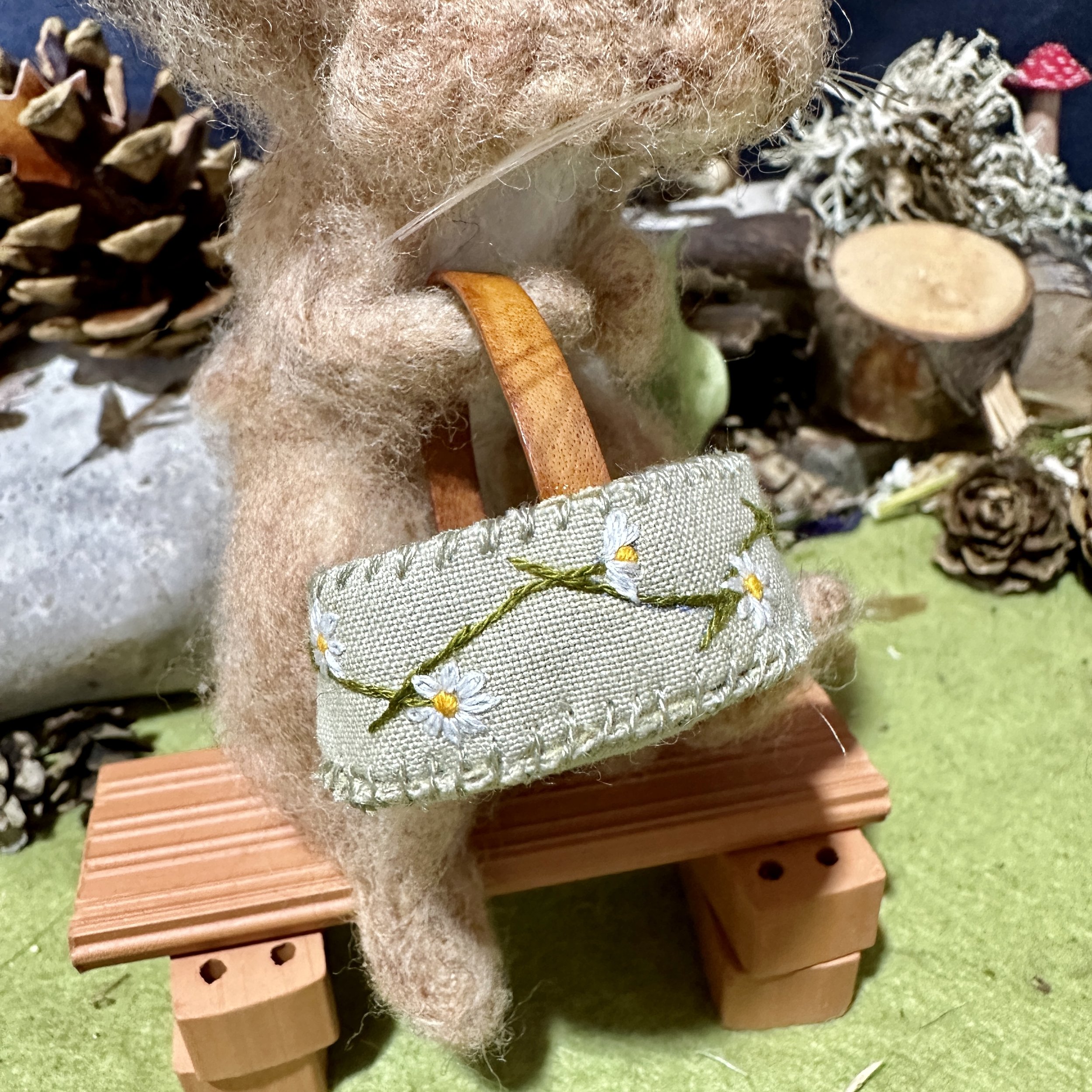 joy bringers celestine and the hare hare daisy basket .jpg
