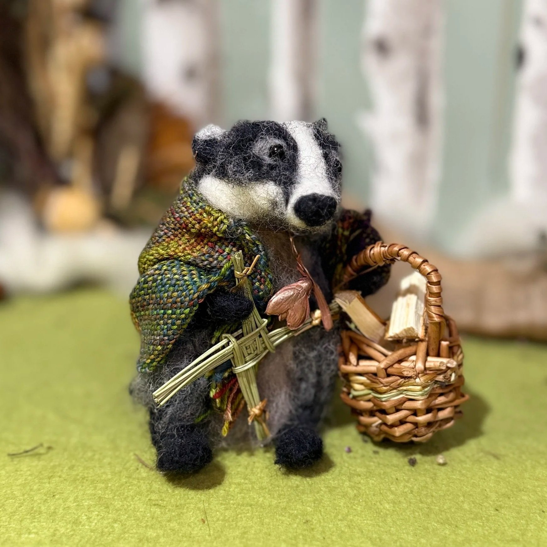 Some tell that at Imbolc the Cailleach goes out to collect firewood. If she wishes winter to stay longer, she makes the day sunny and bright so she can gather plenty more firewood, but if she oversleeps and is ready for Brigid and spring to return th