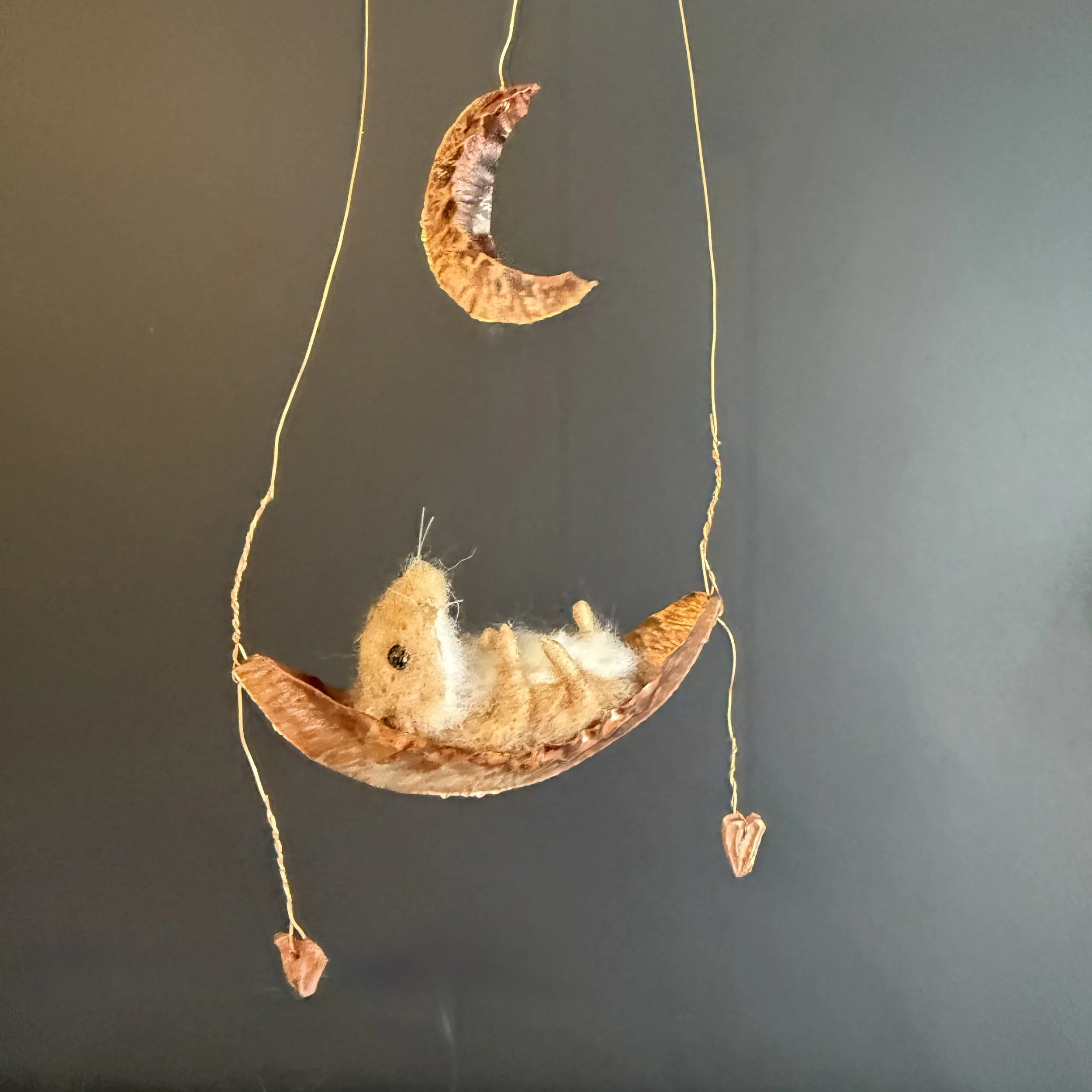 celestine and the hare mouse needle felting copper .jpg