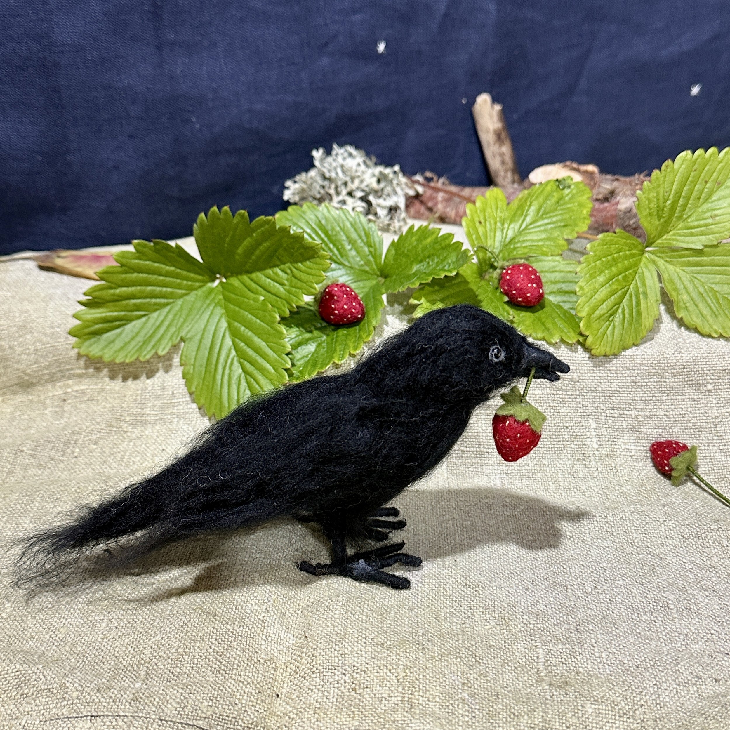 joy july needle felted animal crow celestine and the hare_4792.jpg