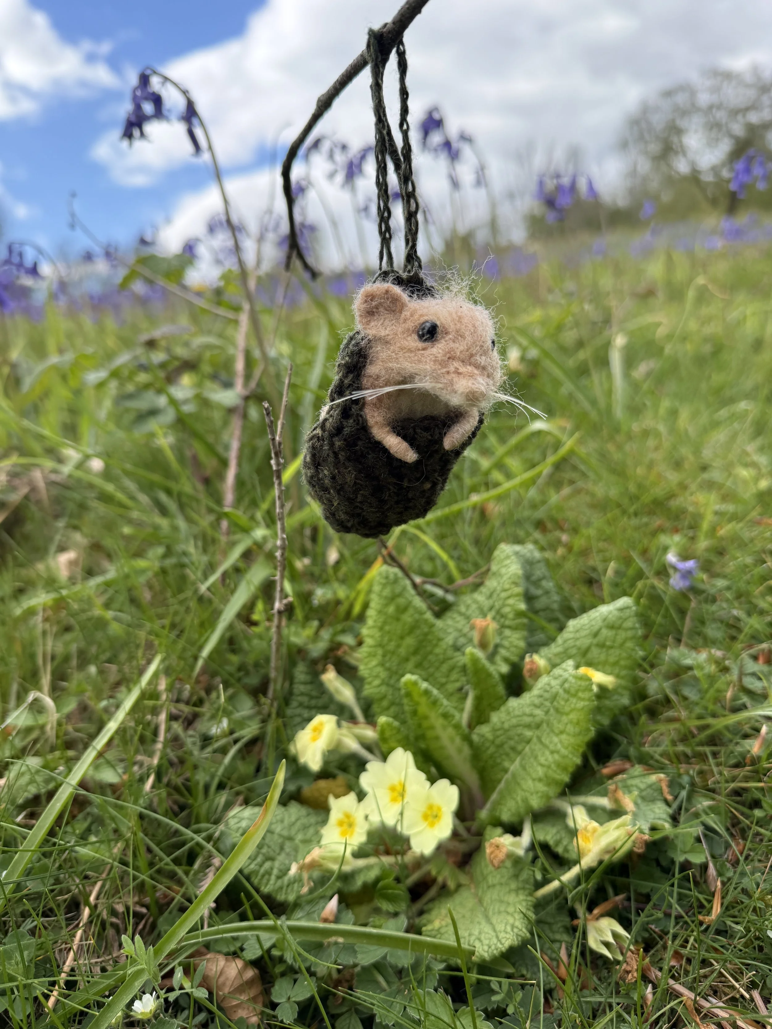 dormouse needle felted celestine hare.JPG