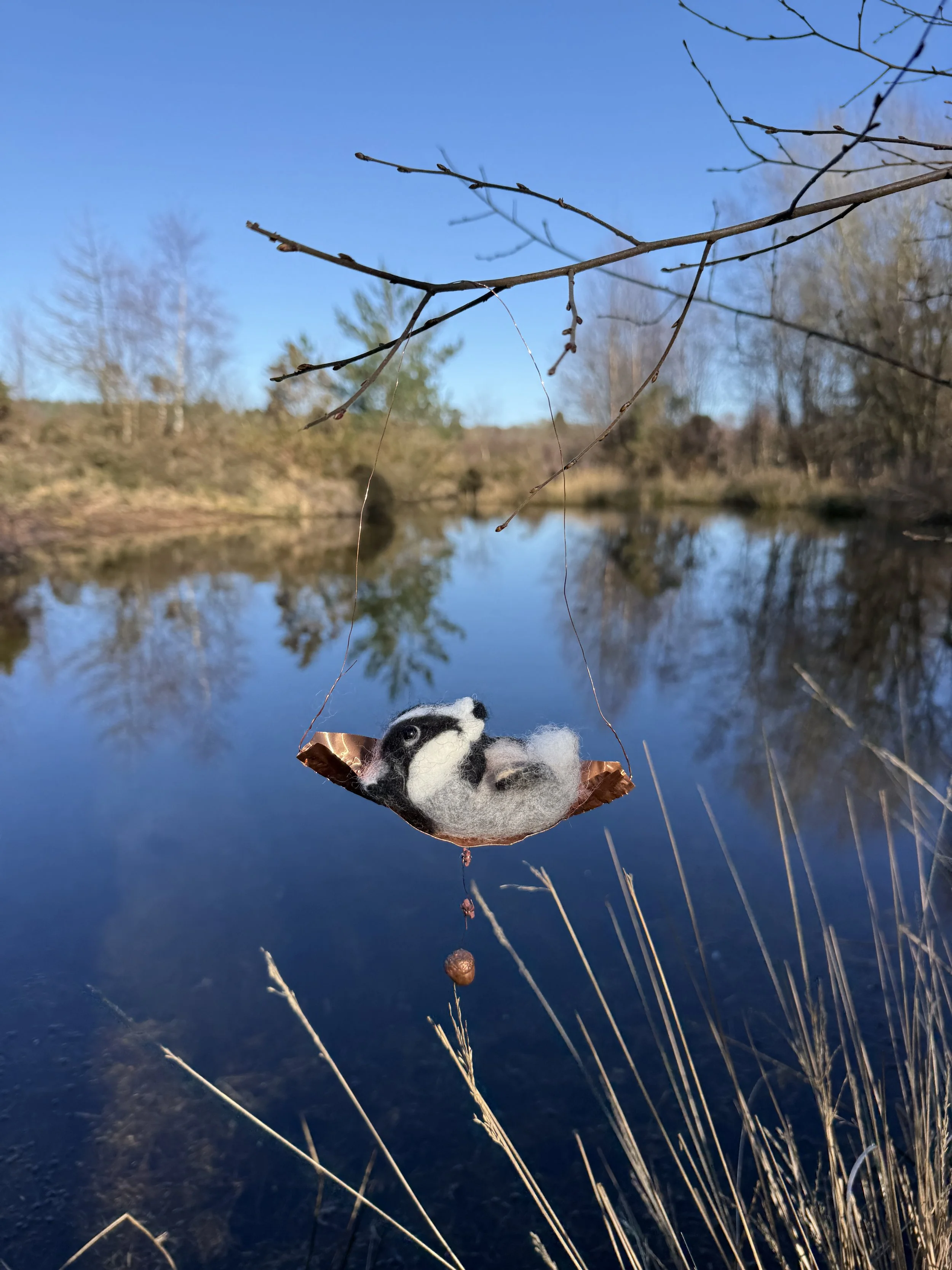 needlefelted animal gift gatherers karin Celestine and the hare_2552.JPG