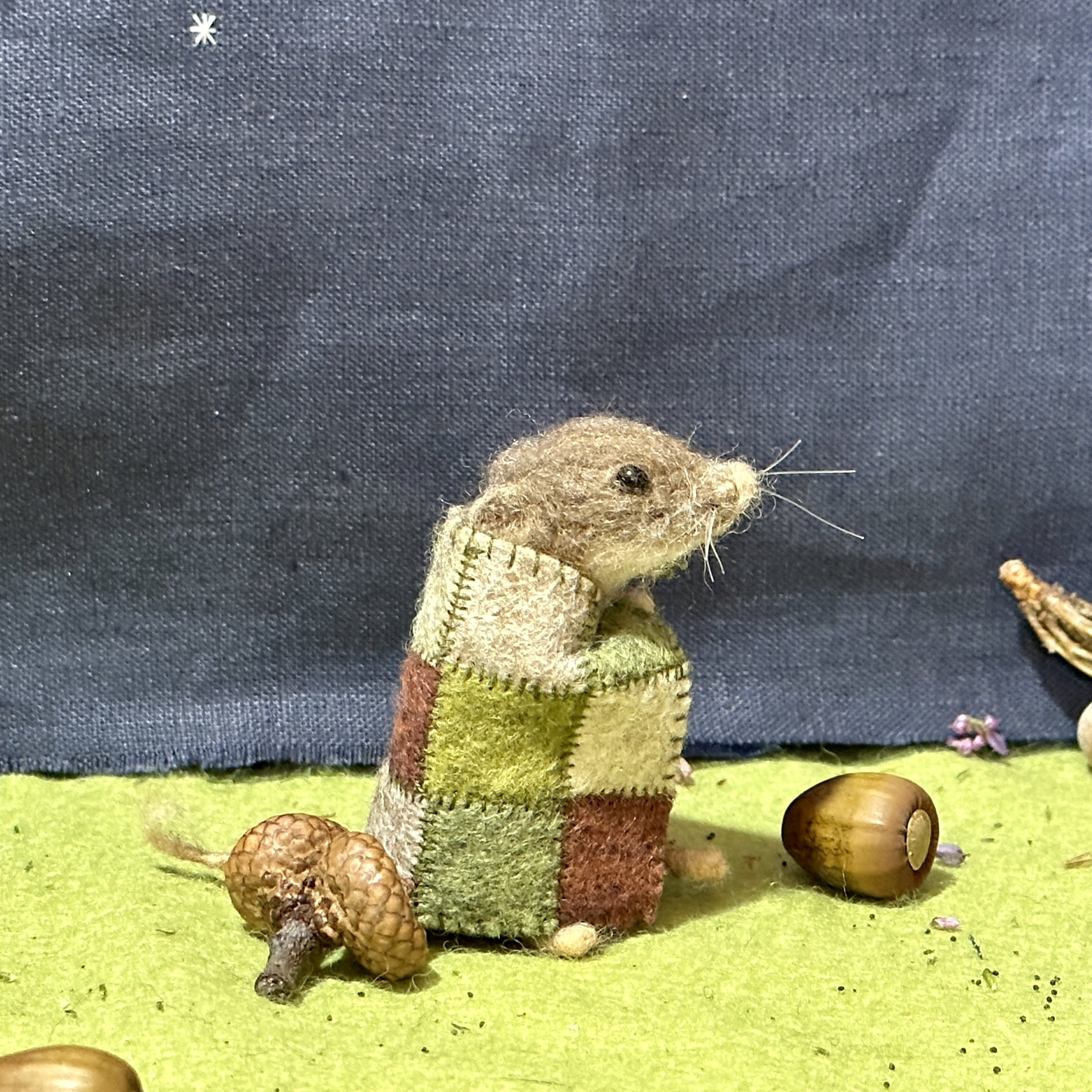 celestine and the hare needle felted tiny mouse quilt.jpg
