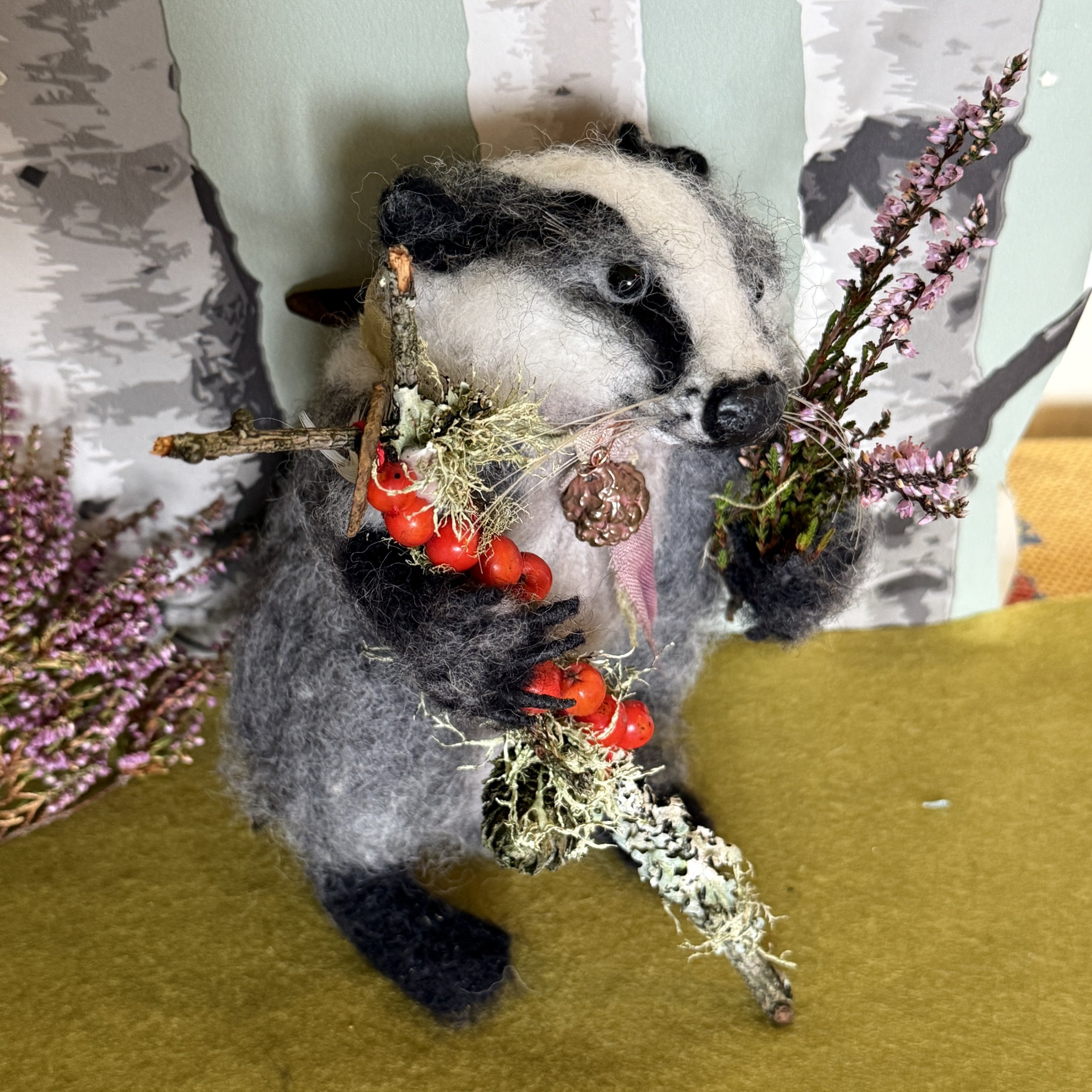 needlfelted-animal- badger nature witchy celestine and the hare_6706.jpg