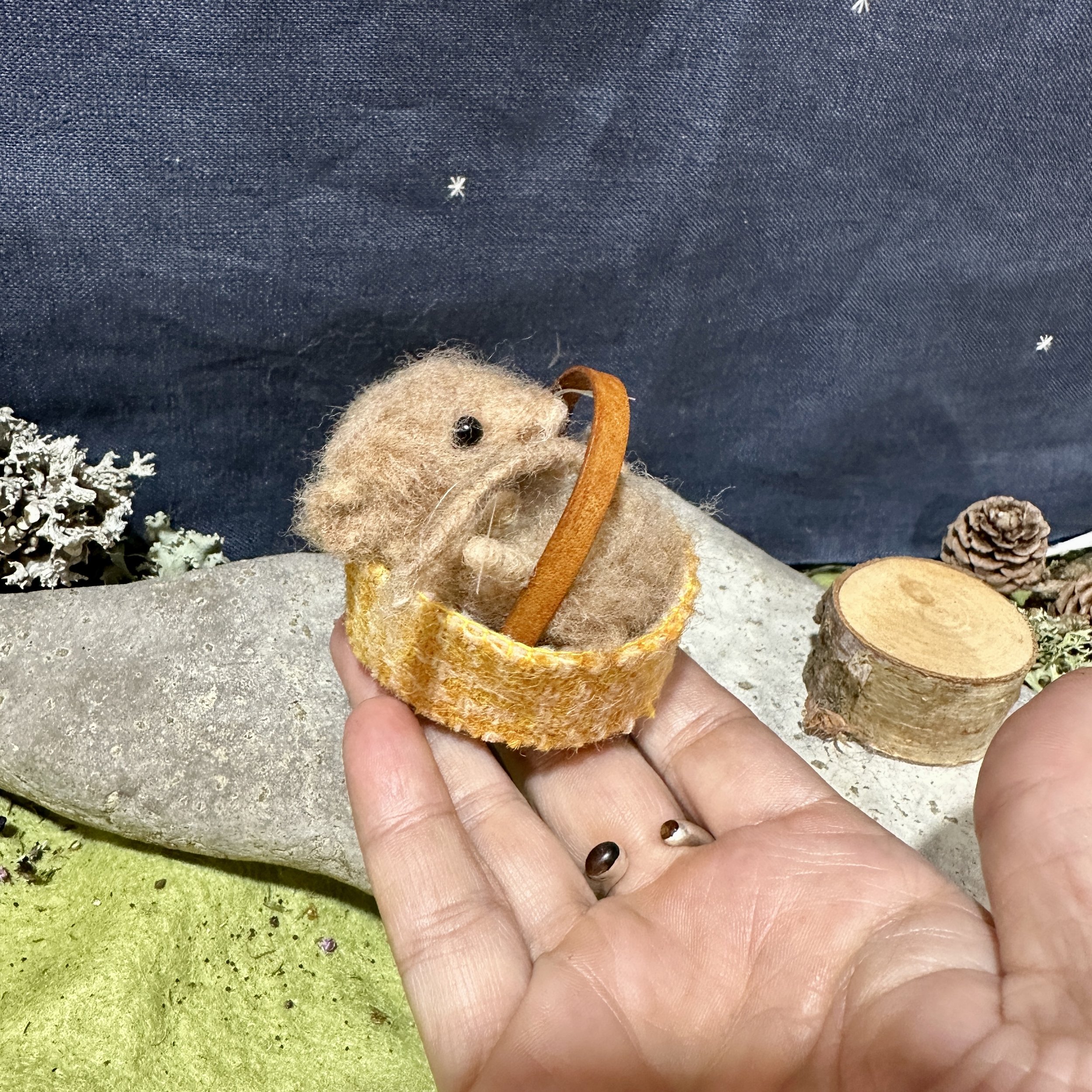 celestine and the hare spring collection needle felted dormouse basket .jpg