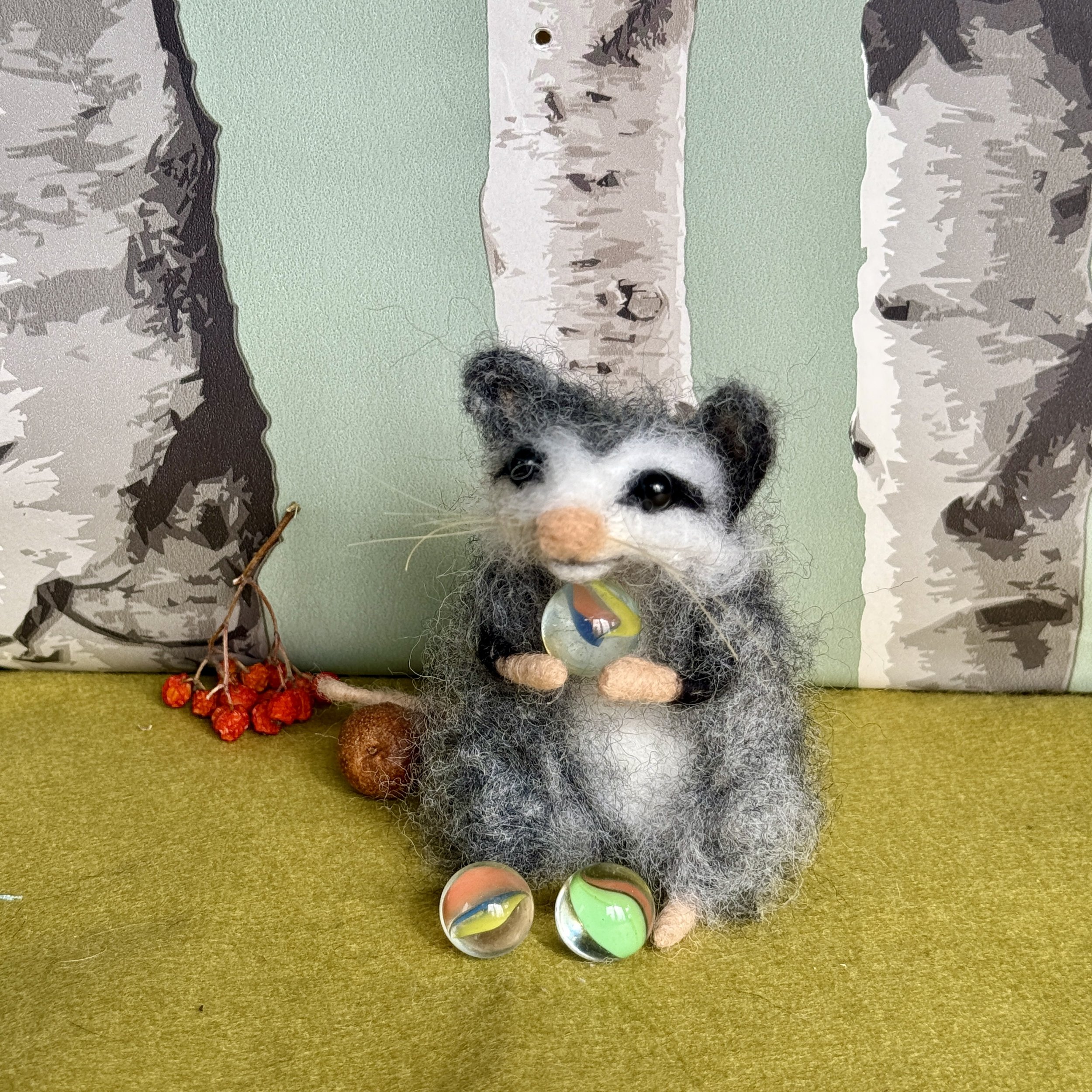 needlfelted-animal-bat oppossumzebra mice celestine and the hare_6538.jpg