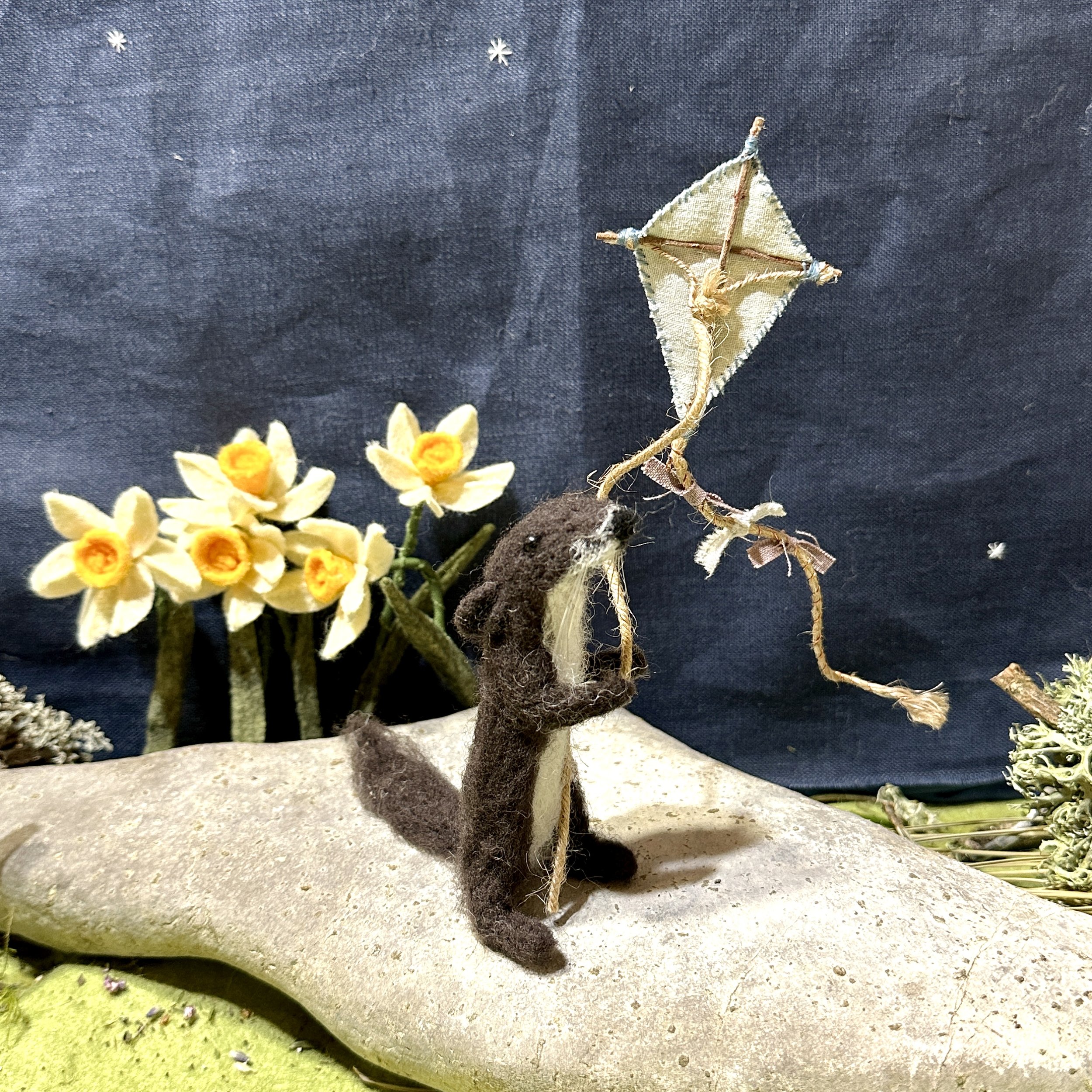 celestine spring collection needlefelted otter kite .jpg