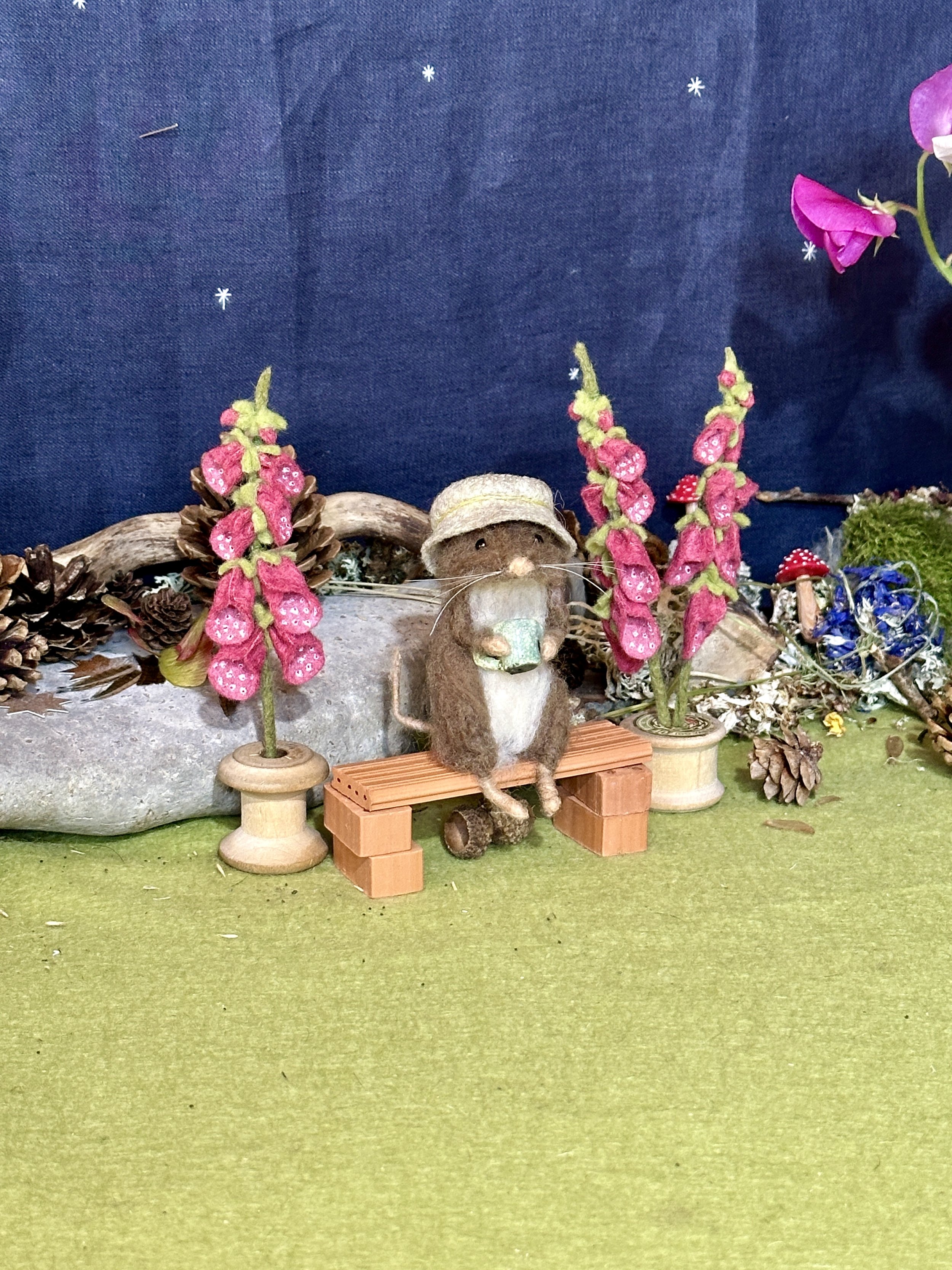 needle felted animal celestine and the hare joy bringers mouse.jpg