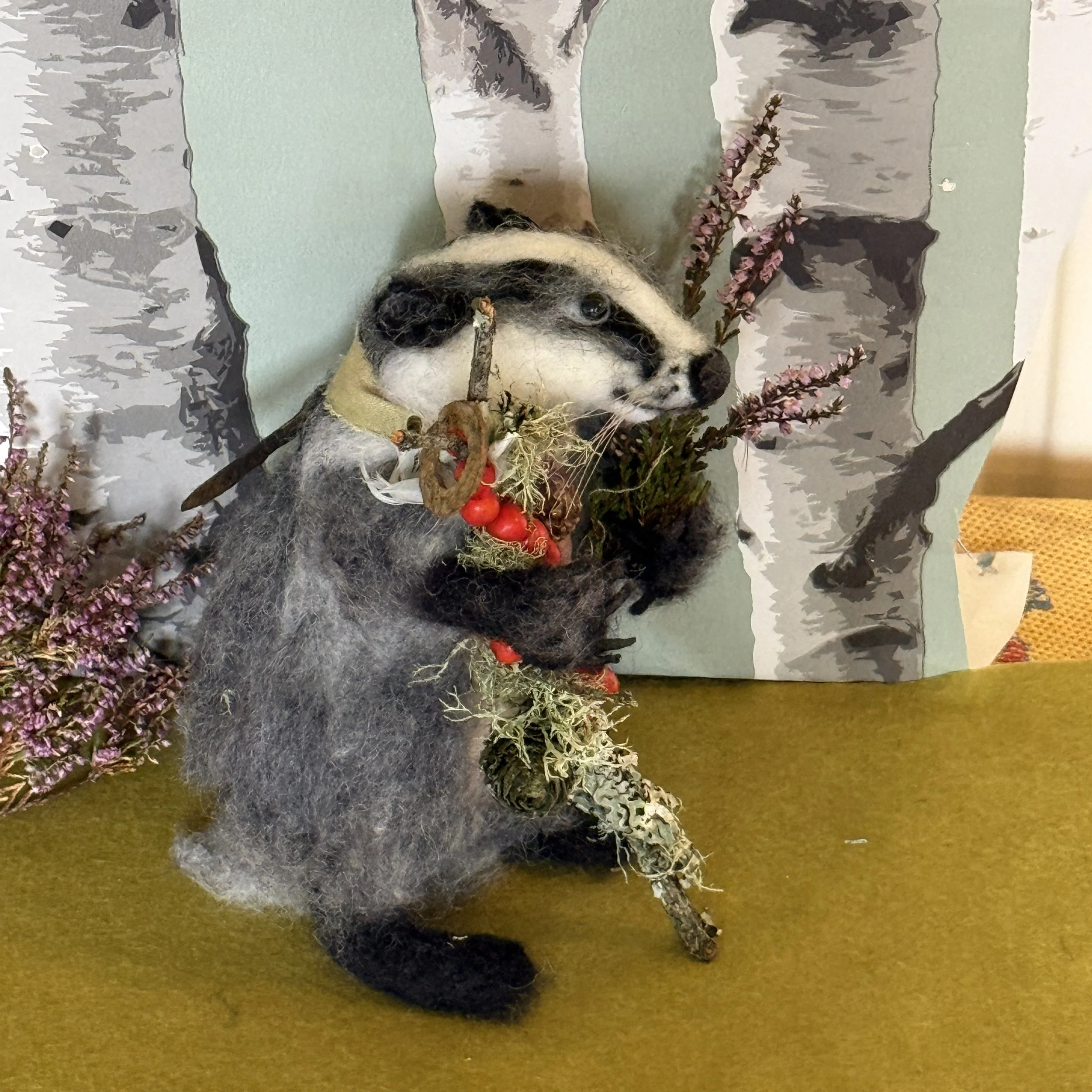 needlfelted-animal- badger nature witchy celestine and the hare_6698.jpg