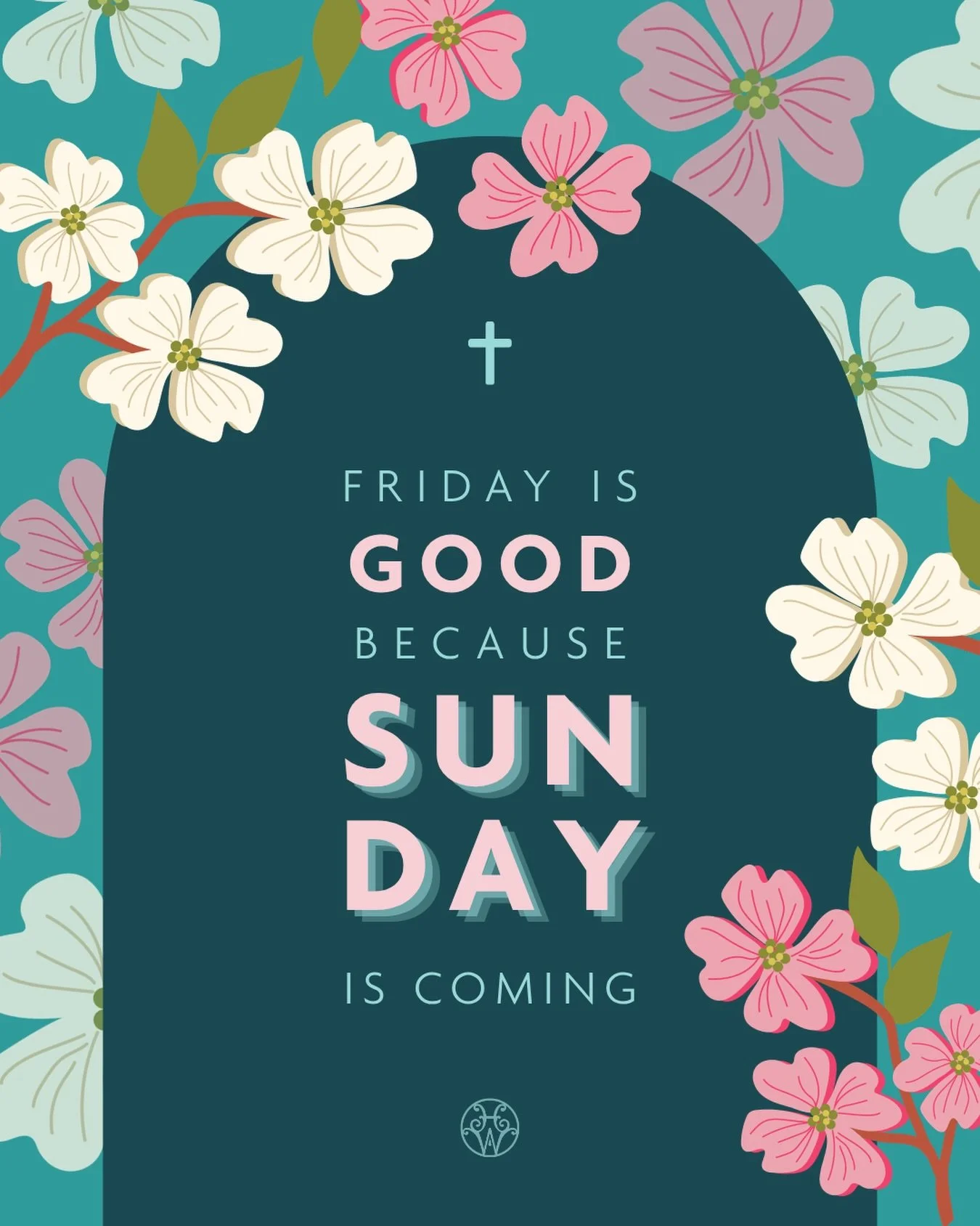 Friday is good&hellip; because Sunday is coming. ✝️

Dogwoods are in full bloom this time of year, and they carry a beautiful reminder of Good Friday. Their cross-shaped petals and marked edges have long been seen as symbols of the crucifixion and th