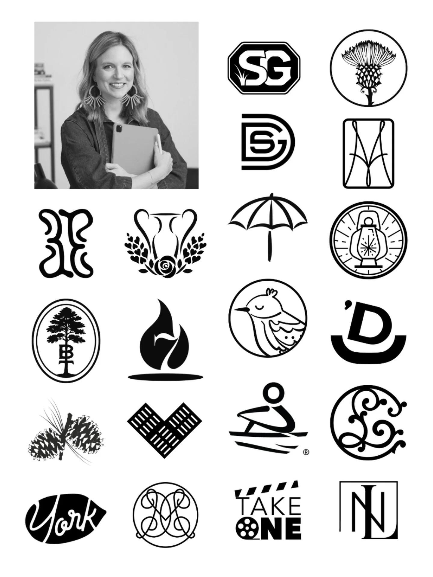Jumping on the @logoarchive (@logoarchive.now) trend train and posting a few of my favorite logos I&rsquo;ve had the pleasure of designing through the years.

#logowave #logoarchivetrend #logos #logo