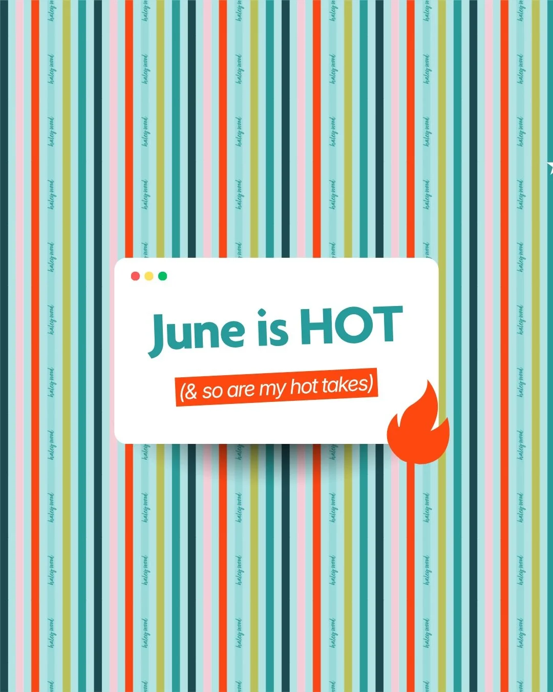 The weather is getting hotter, summer is basically here, and apparently so are my opinions ☀️

June felt like the perfect time to bring some HOT takes because if there&rsquo;s one thing about me&hellip; I&rsquo;m going to have thoughts when it comes 