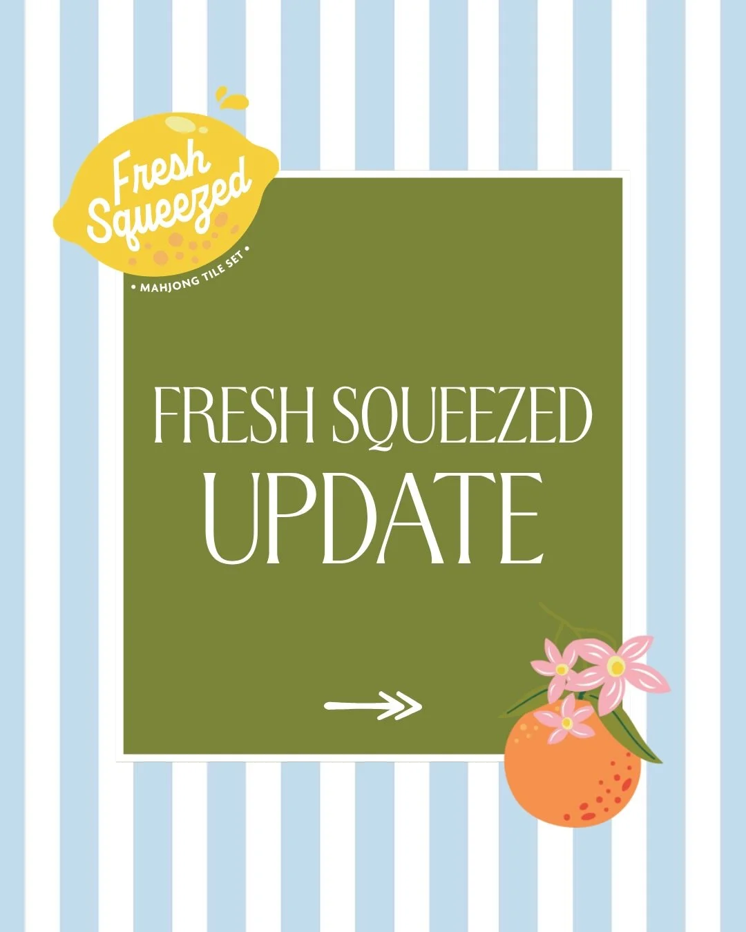 Fresh Squeezed update 🍊

All inventory is expected to be in our hands by October 15, and we are READY. Shipping supplies are stocked, labels are ready, and Nic (aka warehouse + logistics department) is standing by. 😂

As soon as it arrives, we&rsqu