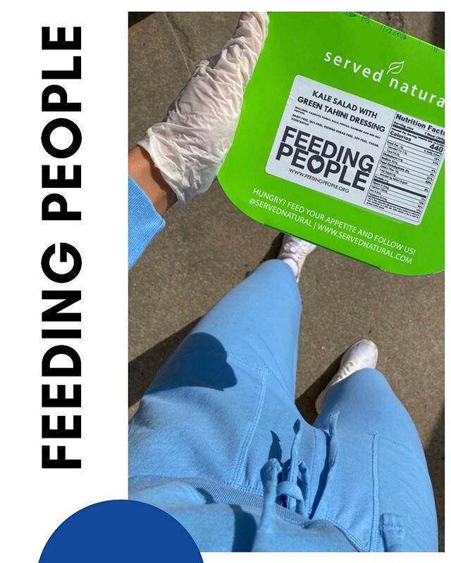 PEOPLE FEEDING PEOPLE 
@servednatural feeding our first responders.
Click the link in bio to donate .
.
.
.
.
#covid19 #feedingpeople #servednatural #firstresponders #coronavirus #nyc #donate #feedingamerica #peoplefeedingpeople #helpushelpthem #feed