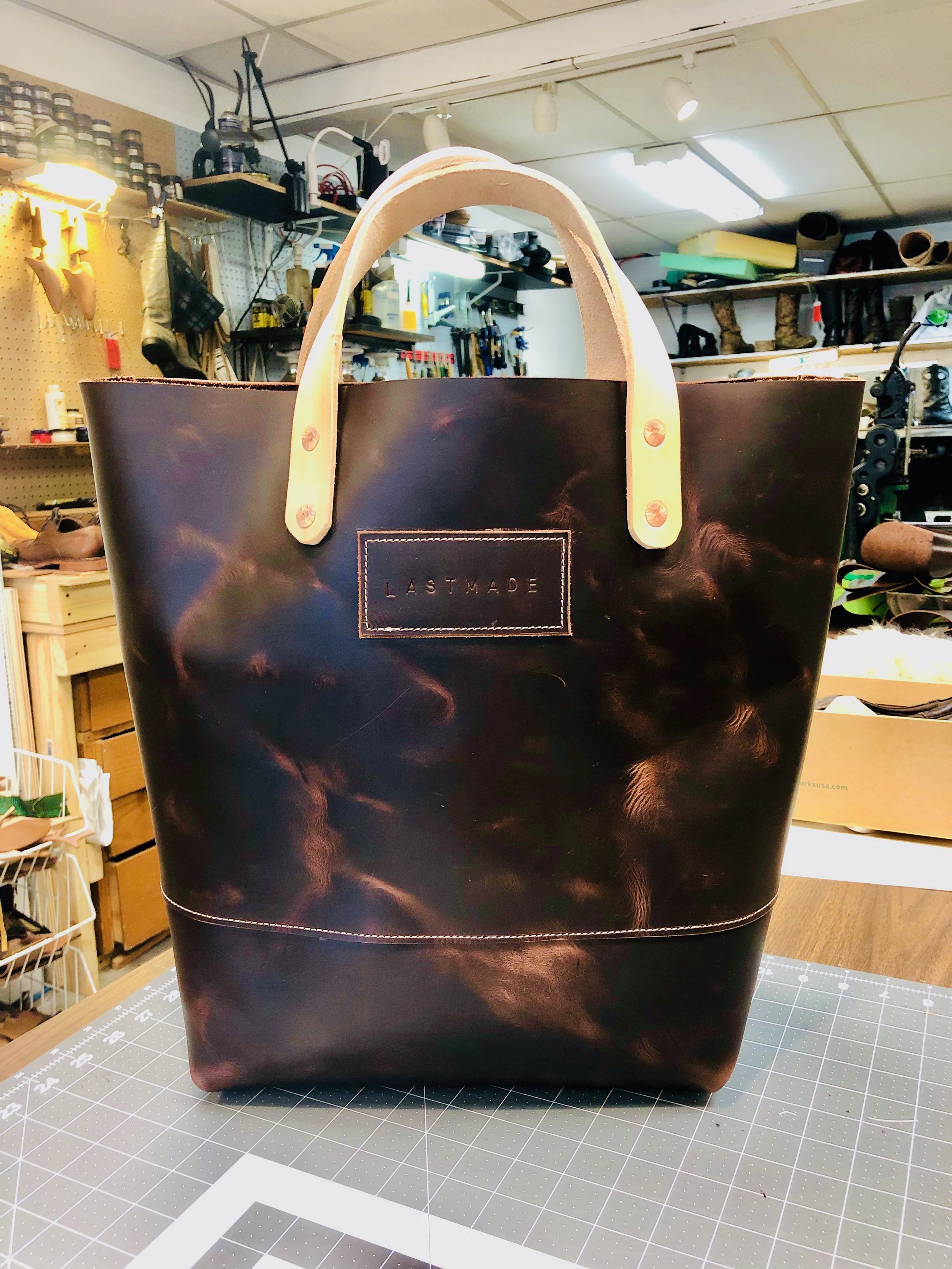 #1 LASTMADE; Leather Tote