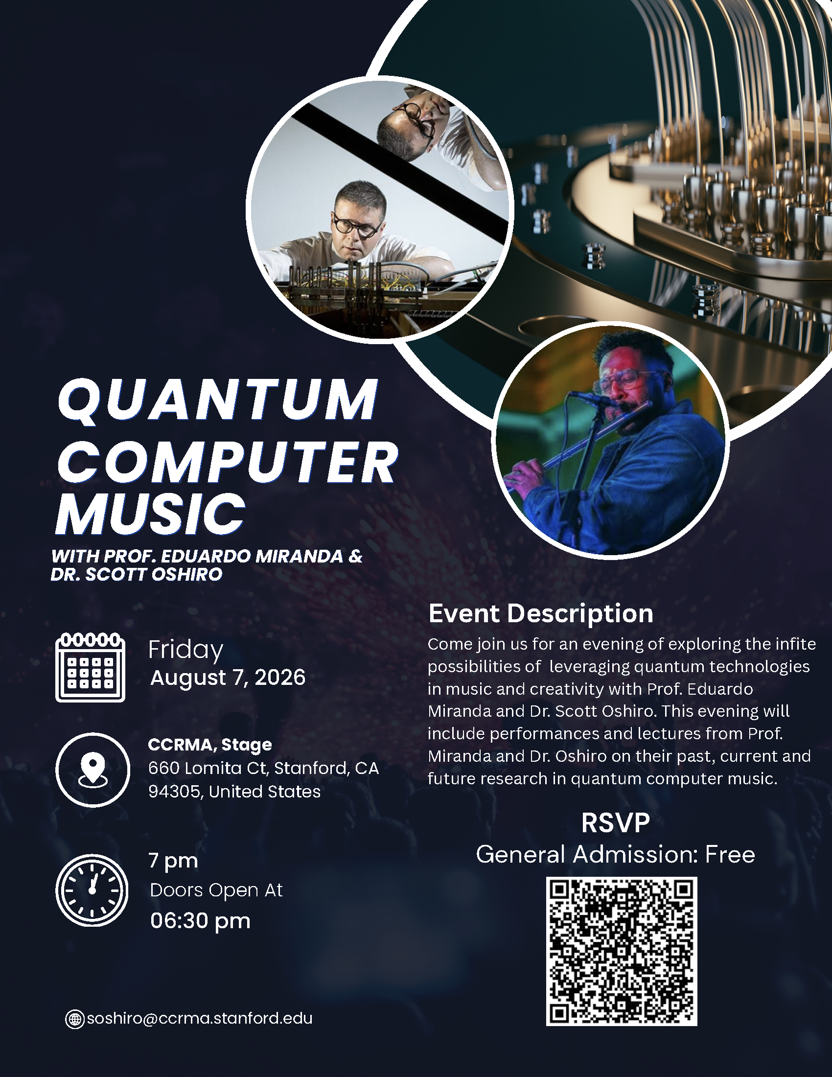An Evening of Quantum Computer Music