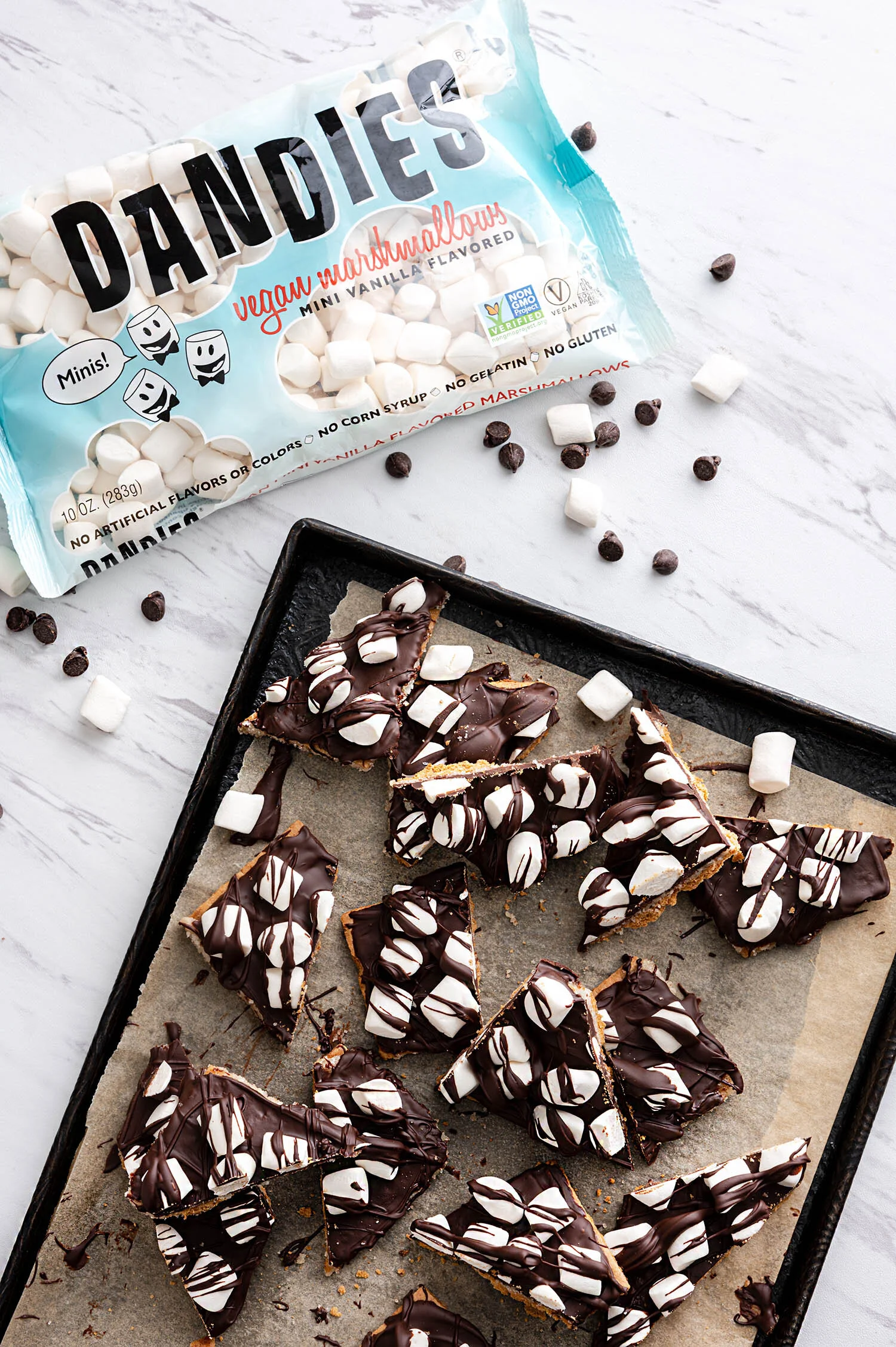 S'mores Bark Recipe — Dandies Vegan Marshmallows