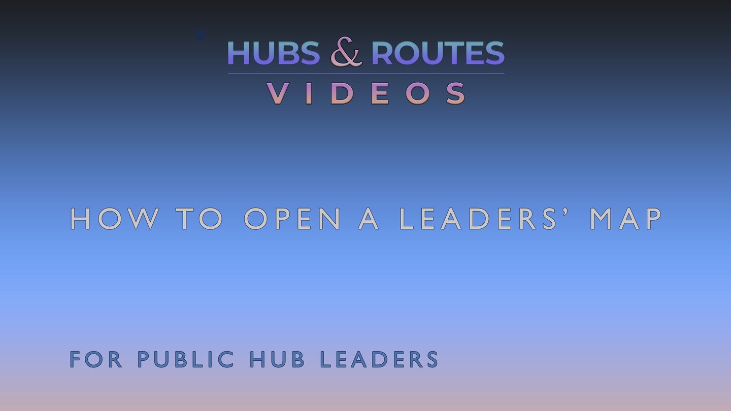 How Public Hub Leaders find the data