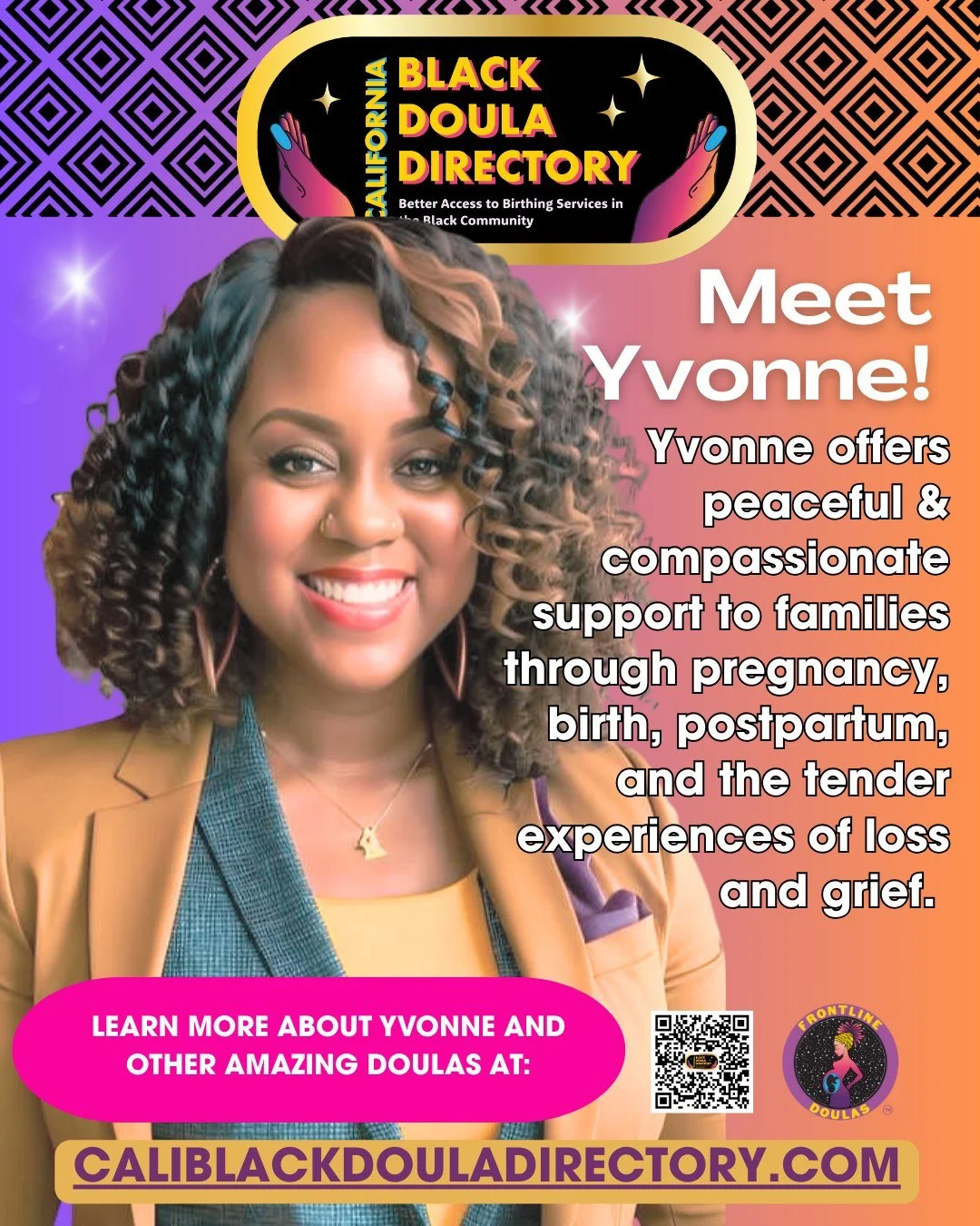 Meet Yvonne of In Perfect Peace Birth Services @in_perfect_peace_ds &mdash; a birth worker dedicated to creating calm, supported, and empowered birthing experiences.
With a heart for serving families and a commitment to nurturing Black birthing peopl