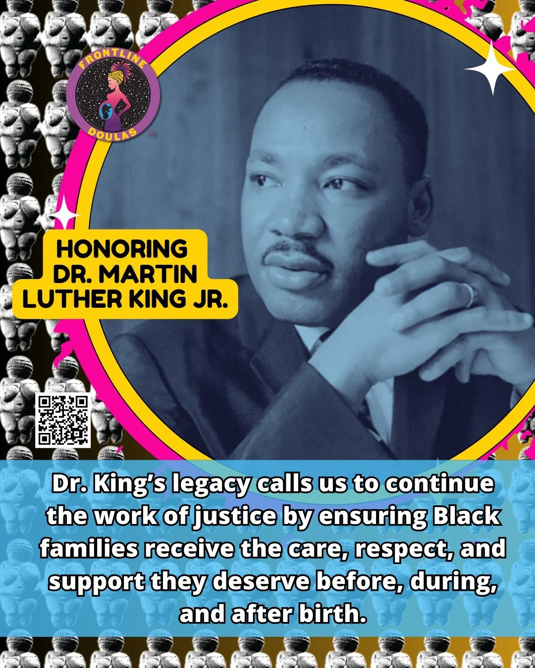 &ldquo;Injustice anywhere is a threat to justice everywhere.&rdquo; ~ Dr. Martin Luther King Jr. 

Today, we honor Dr. Martin Luther King Jr. and his enduring call for justice, dignity, and collective care. ✨

As Frontline Doulas, we carry that legac