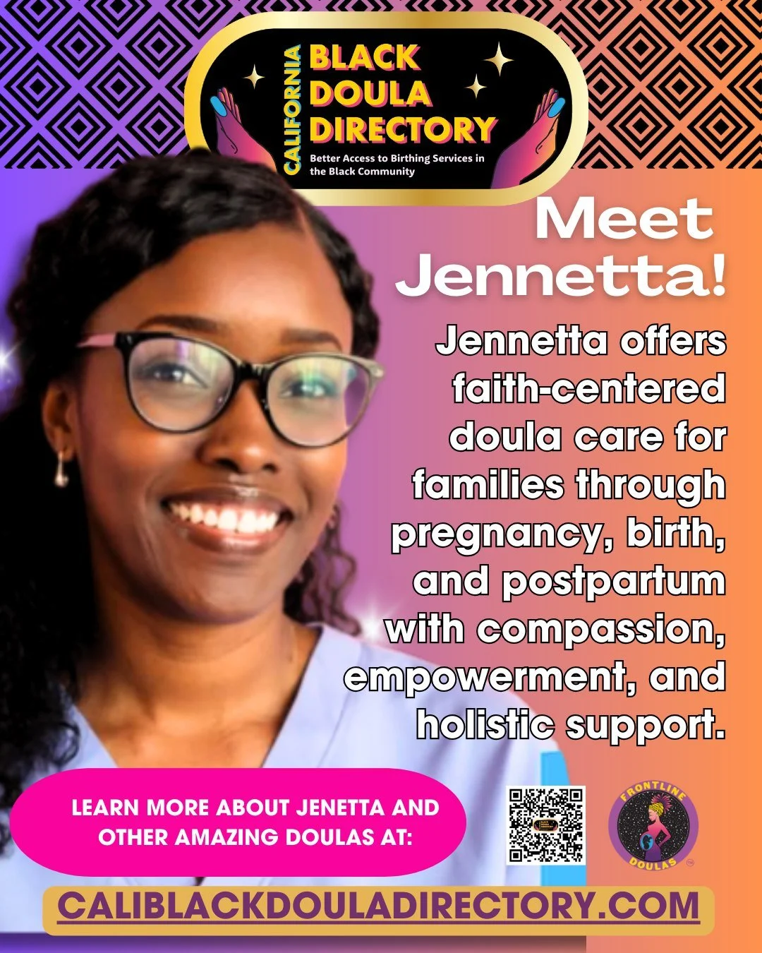 Meet Jennetta of @thechayilbirthing_doula ✨
Through The Chayil Birthing LLC and her work with Pink Patmos, Jennetta supports families with faith-centered, holistic doula care that nurtures both the physical and spiritual journey of birth. Her approac