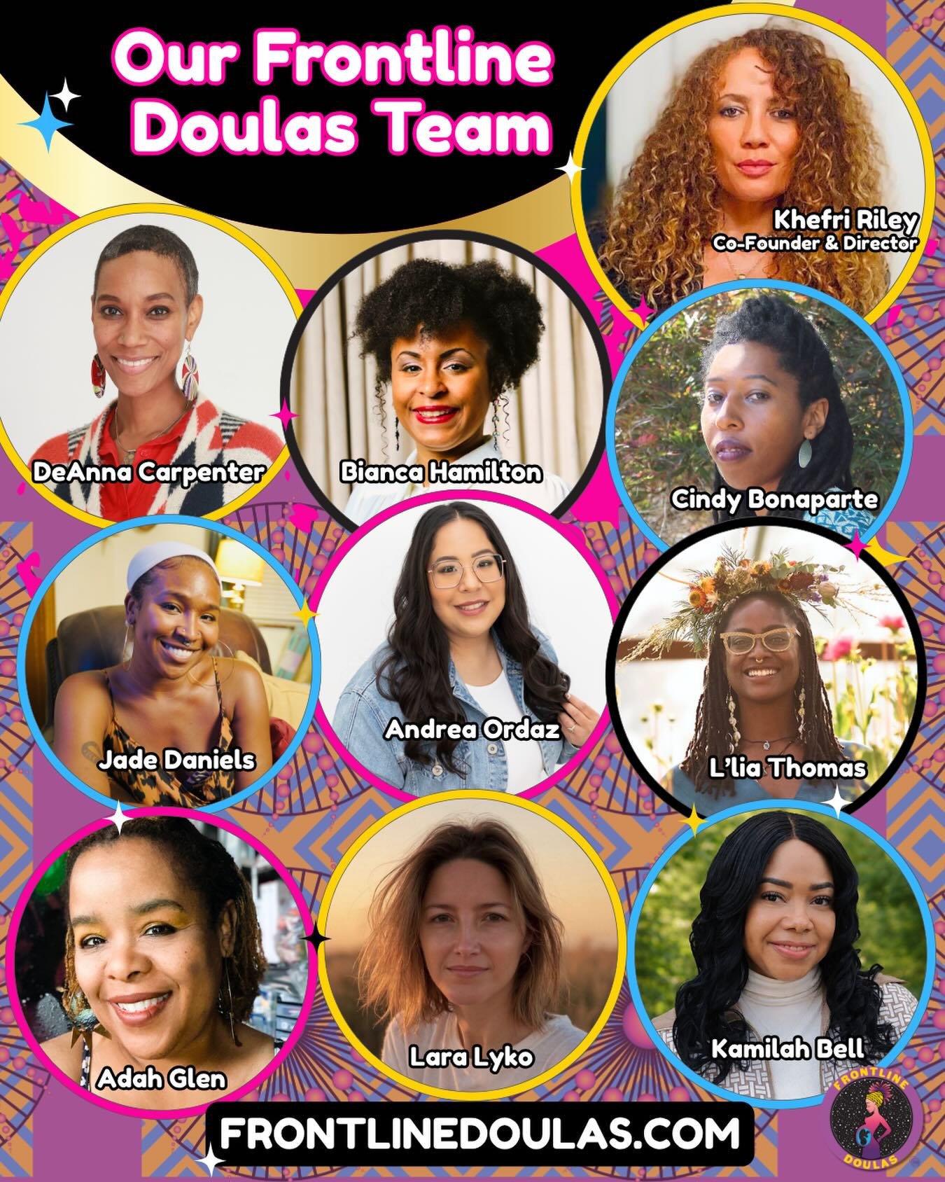 ✨ Meet the Women Powering the Frontline Doulas Mission ✨

This Women&rsquo;s History Month, we honor the women behind the work: The leaders, strategists, organizers, and visionaries building care infrastructure across California and beyond.

From pol