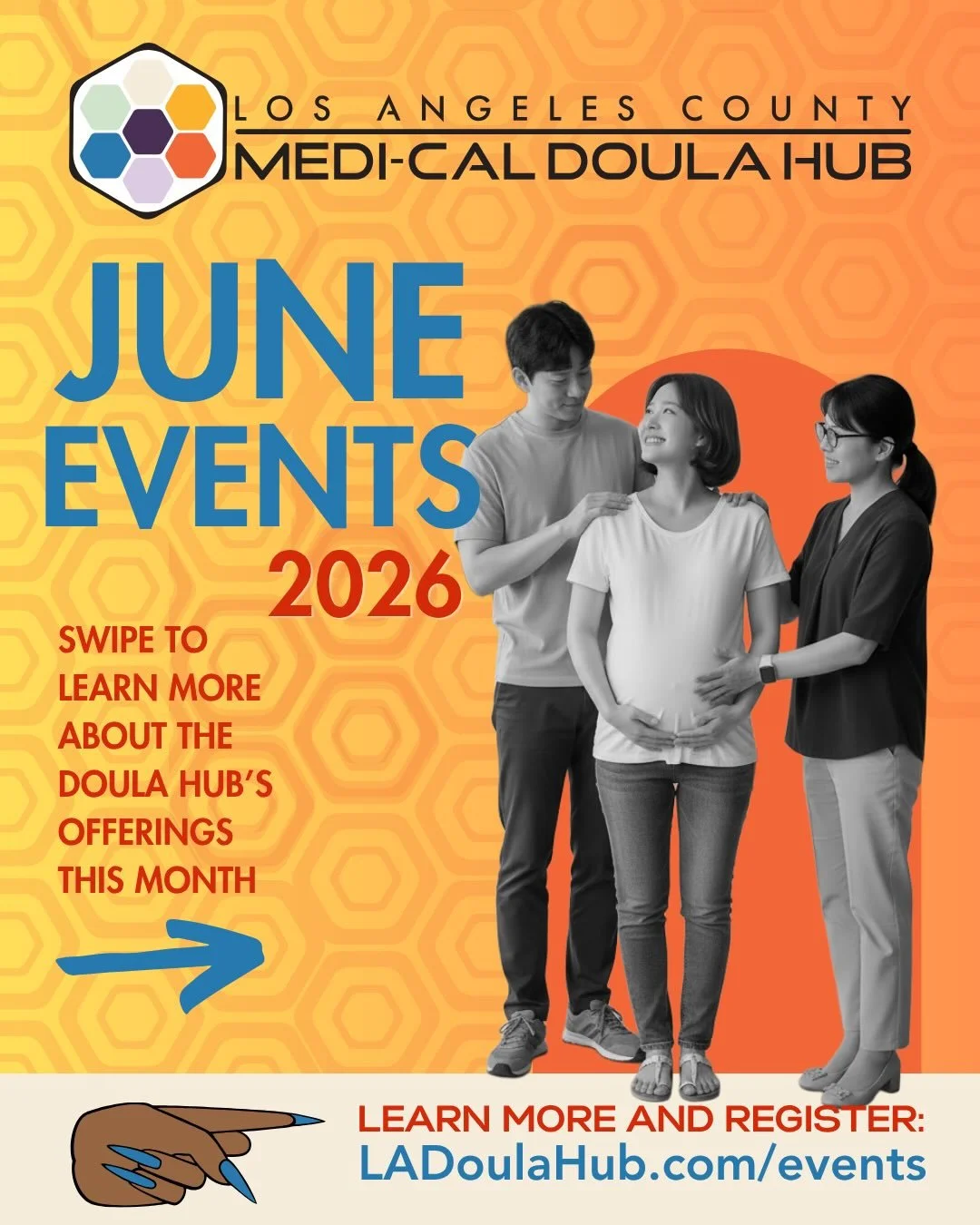 Hey Doulas! ☀️✨🌱

It&rsquo;s a new month and a new opportunity to tap into the abundant offerings brought to you by the LA County Medi-Cal Doula Hub.&nbsp;

We are arriving into the heat of summer with a spark and an invigorated spirit to carry fort