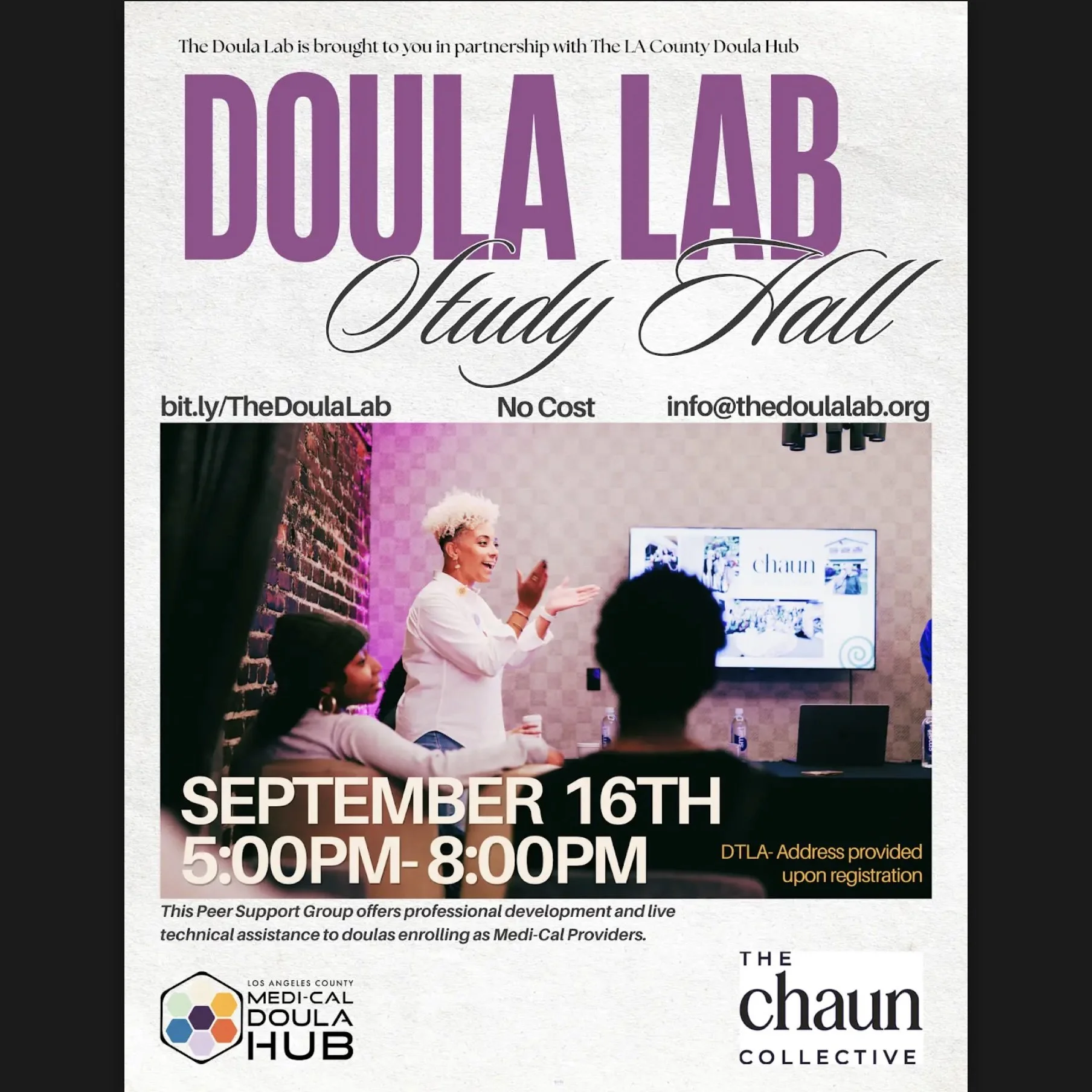 The Doula Lab - Study Hall