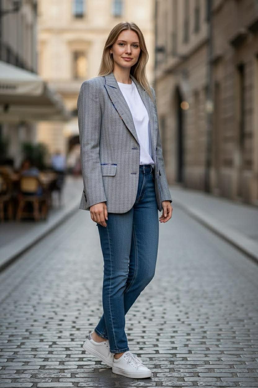 2 buttons business jacket