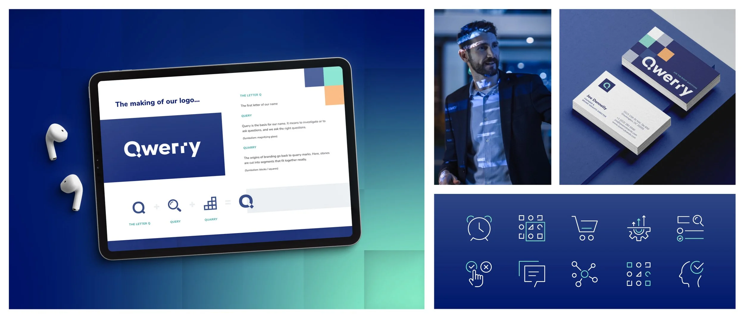 Brand Identity, Squarespace Website Design, and UX Design