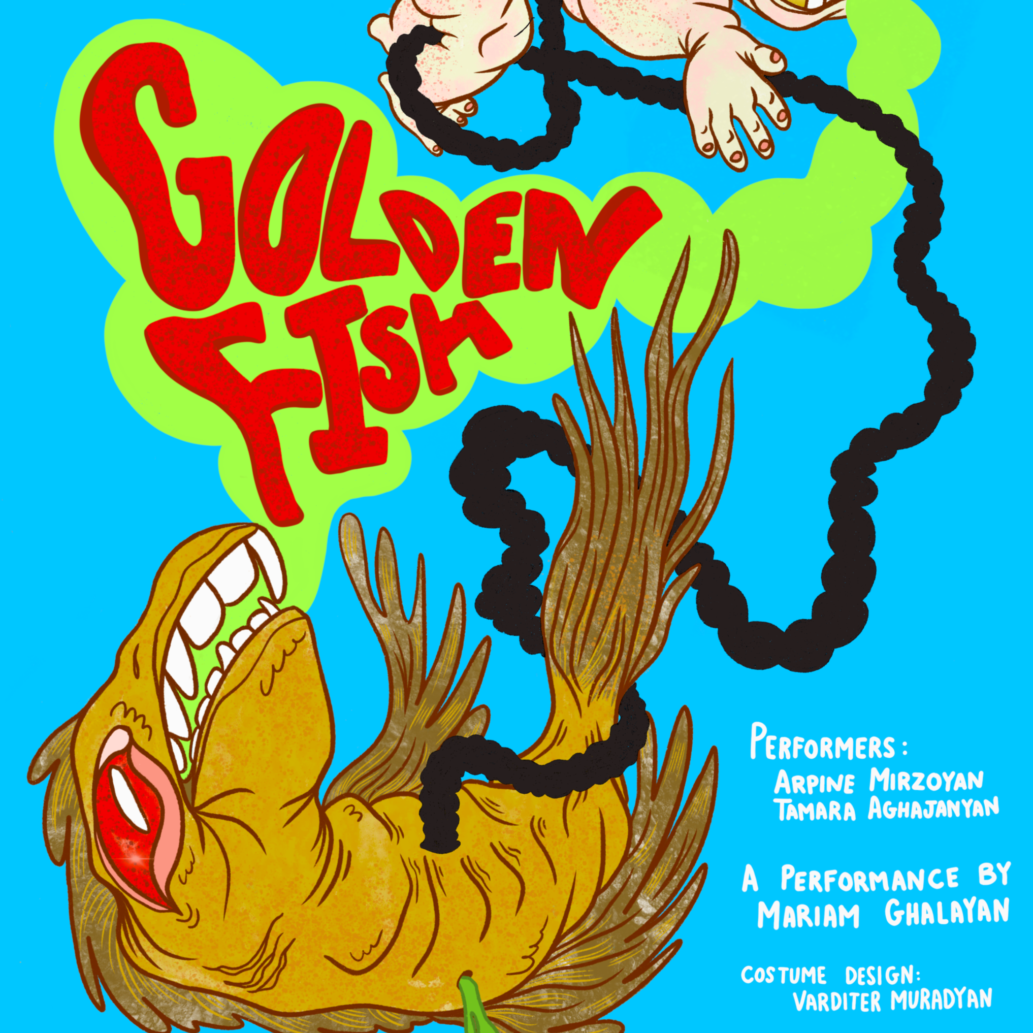 Golden Fish (Stage & Poster Design)